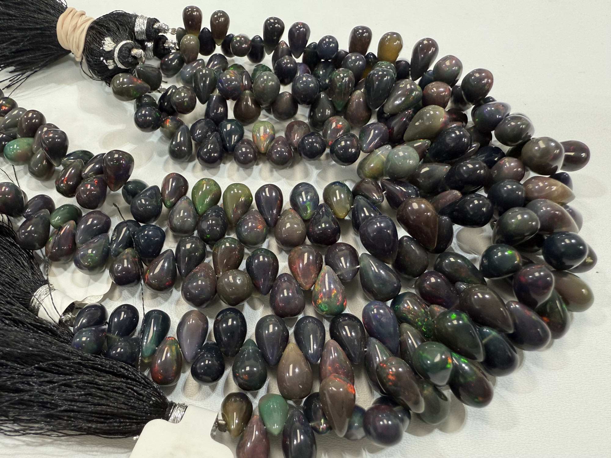 Ethiopian Opal  Drops Smooth
