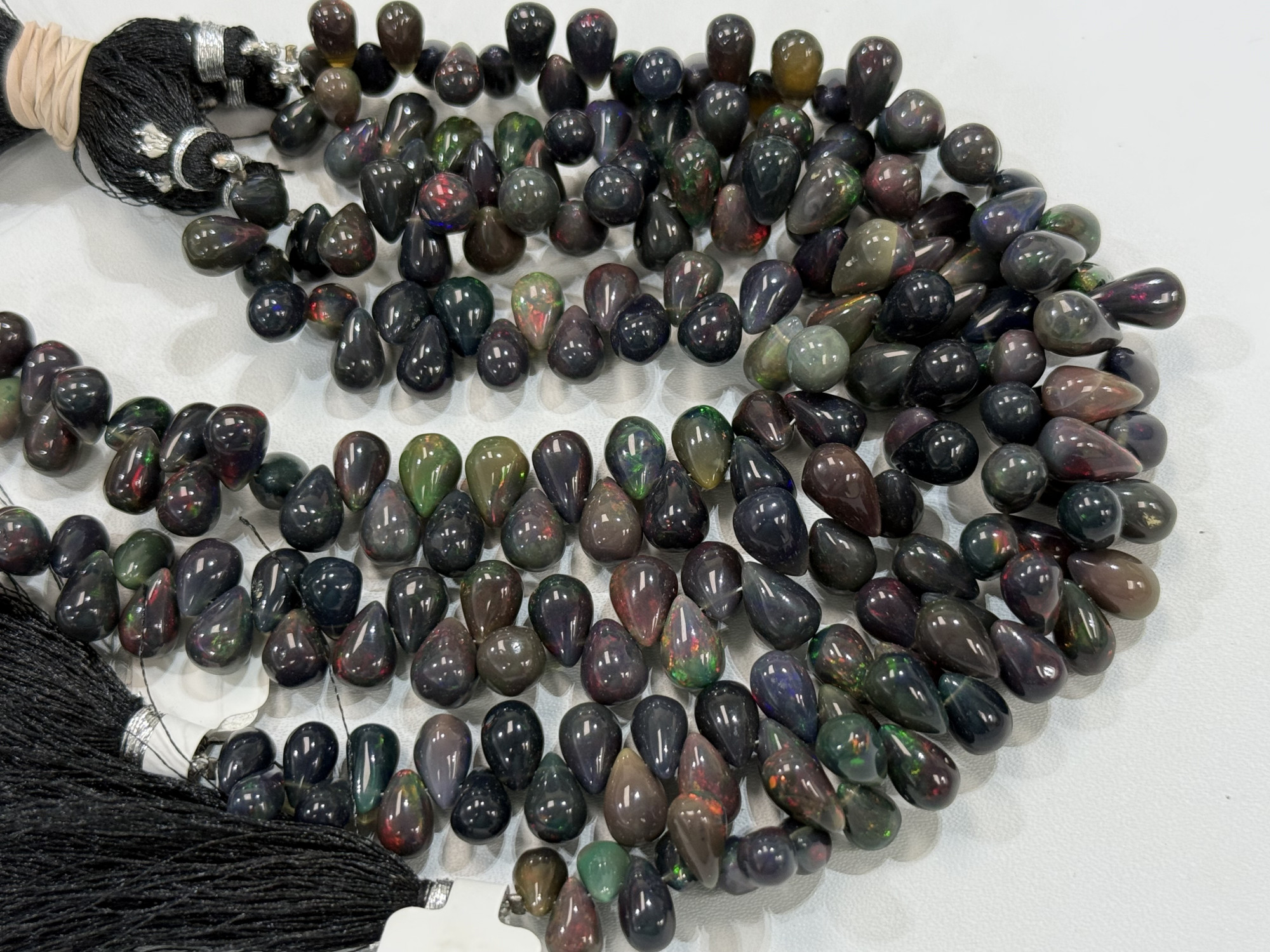 Ethiopian Opal  Drops Smooth