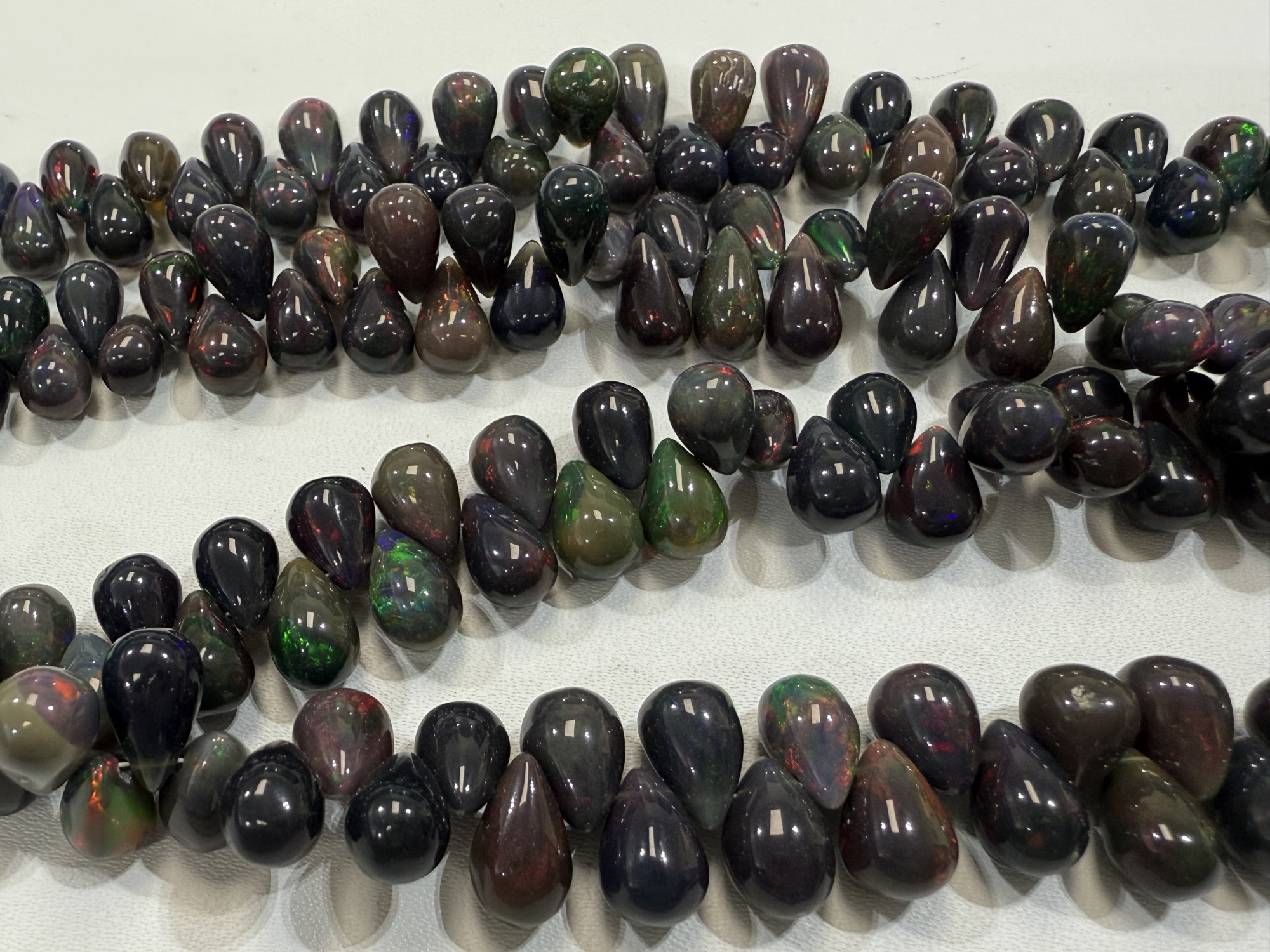 Ethiopian Opal  Drops Smooth