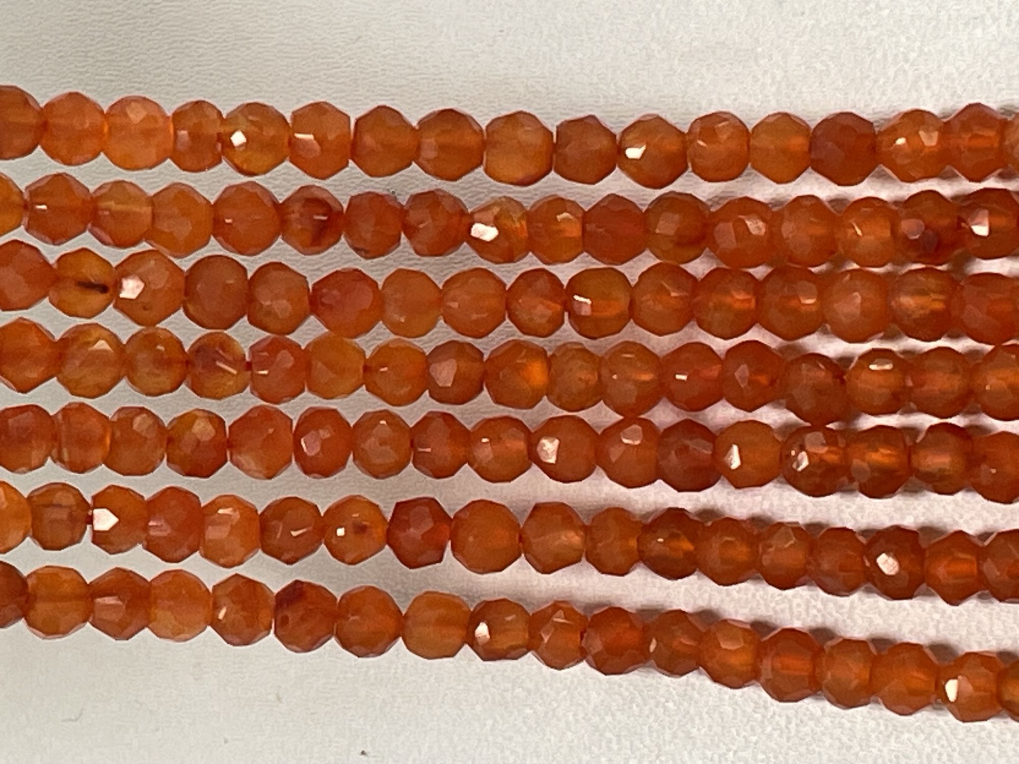 Carnelian Round Faceted