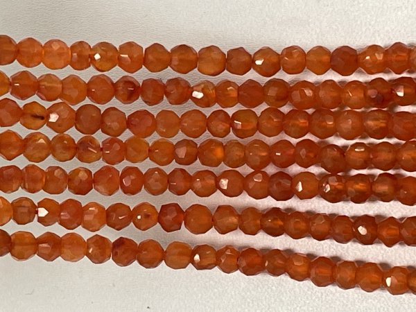 Carnelian Round Faceted