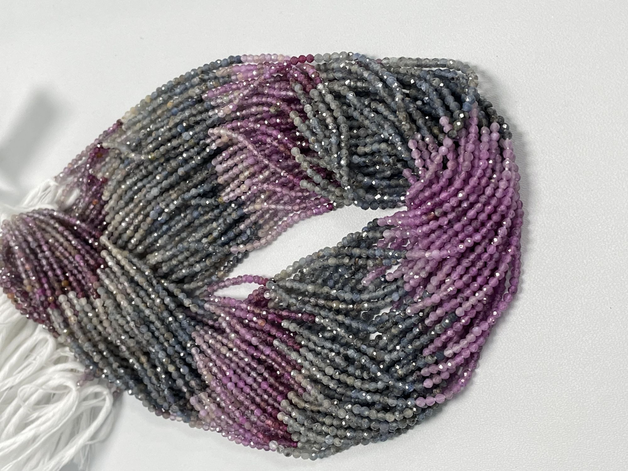 Multi Sapphire Rondelle Faceted