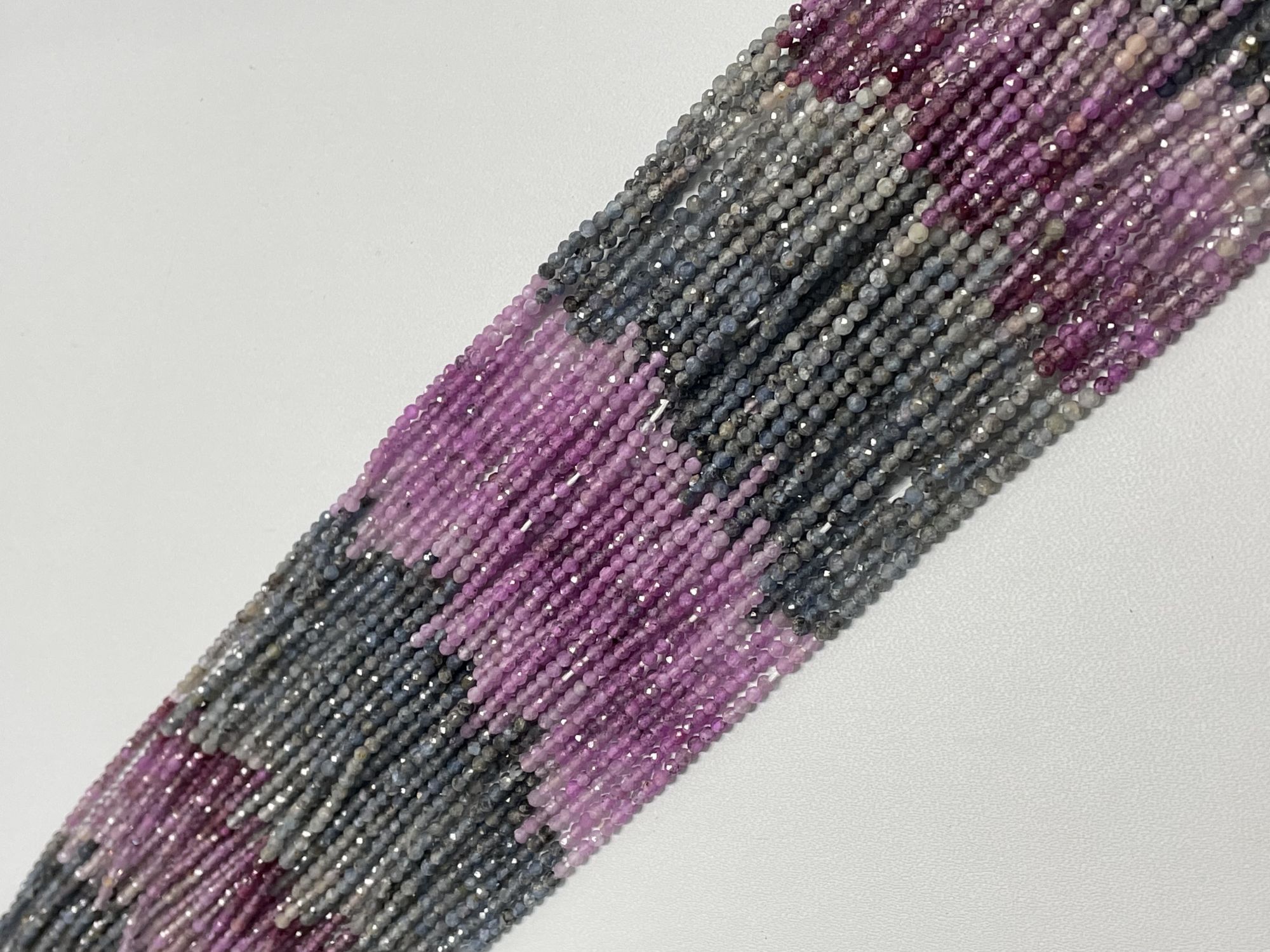 Multi Sapphire Rondelle Faceted