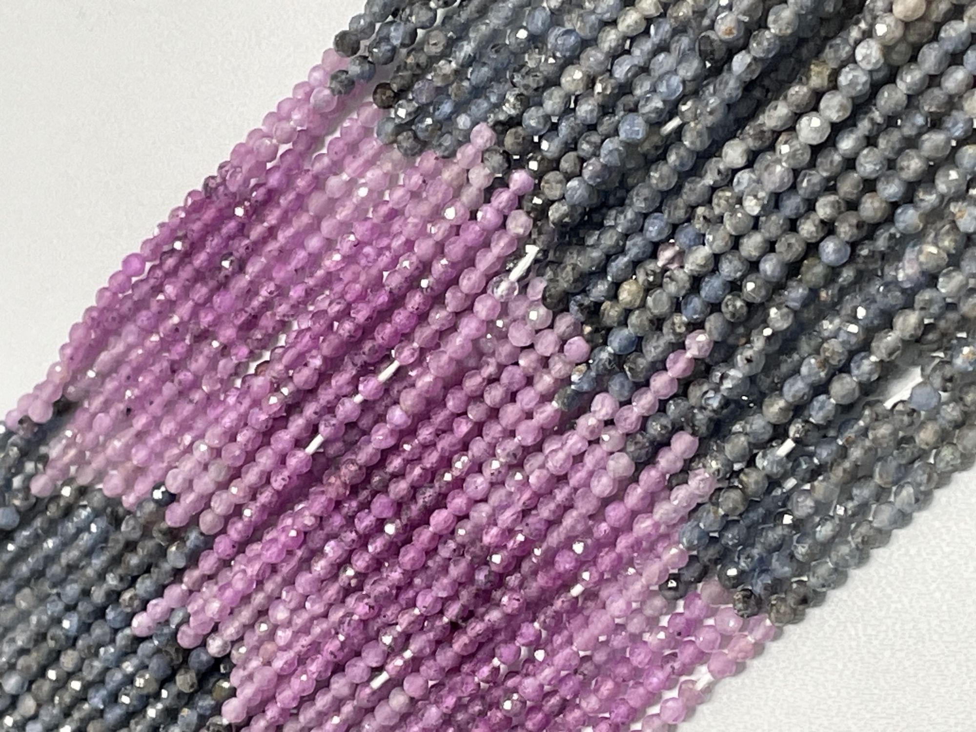 Multi Sapphire Rondelle Faceted