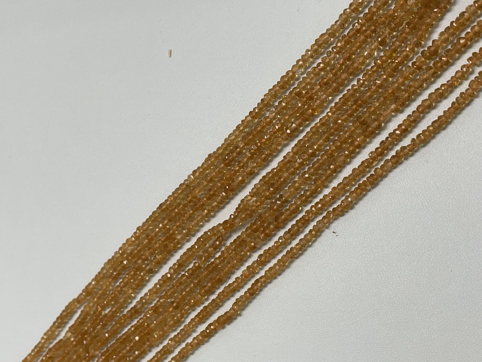 Citrine Rondelle Faceted