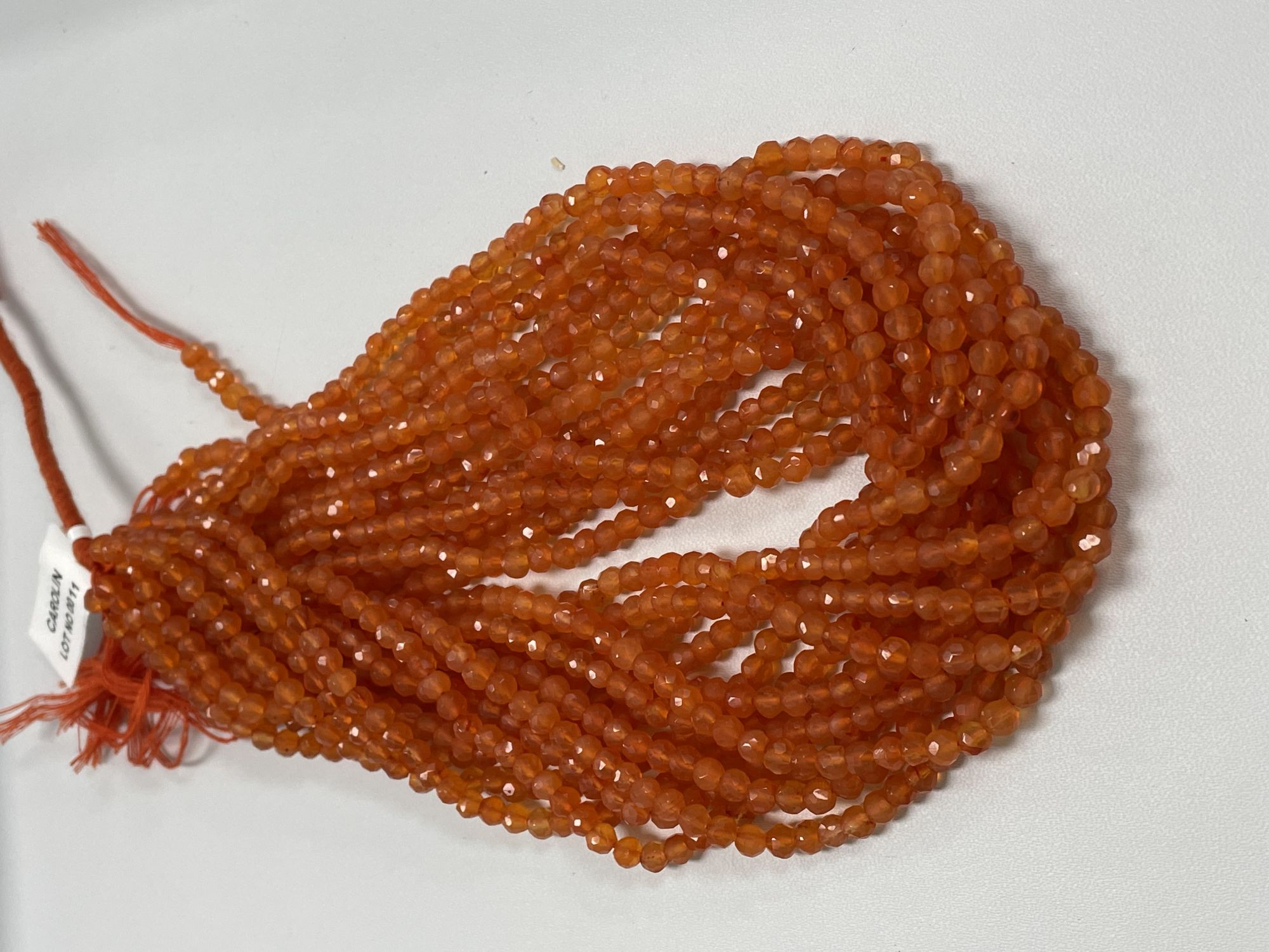 Carnelian Round Faceted