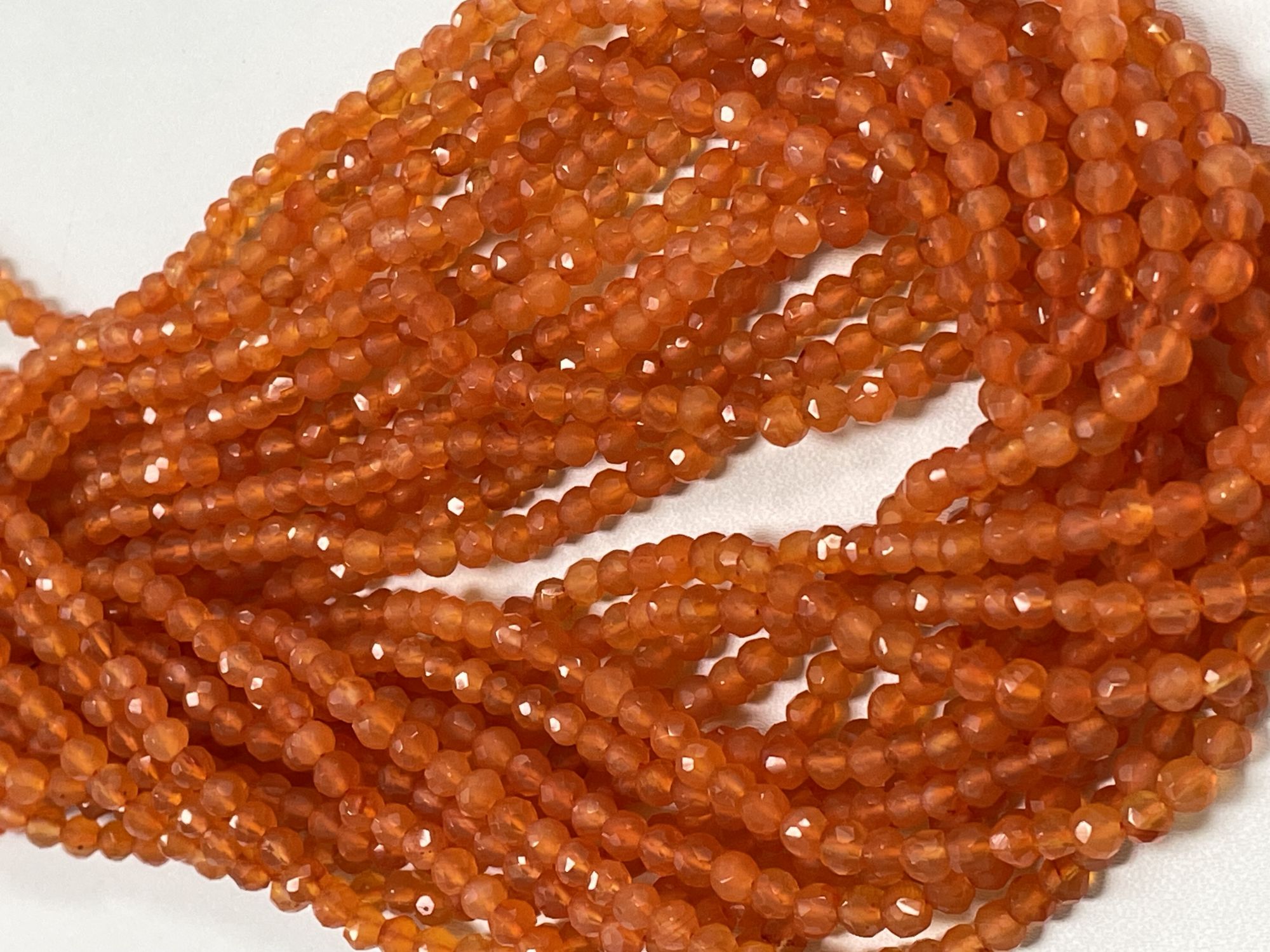 Carnelian Round Faceted