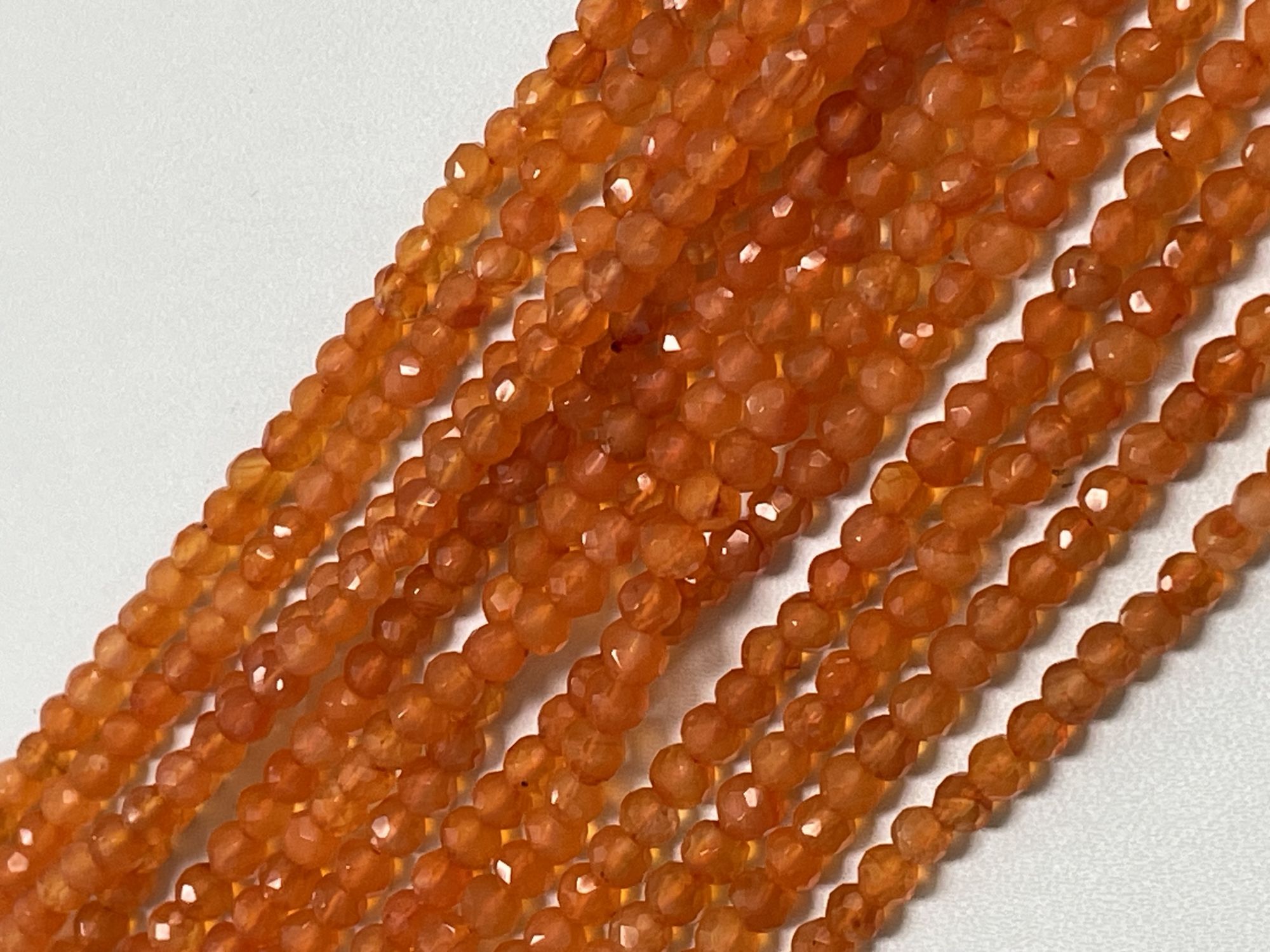 Carnelian Round Faceted