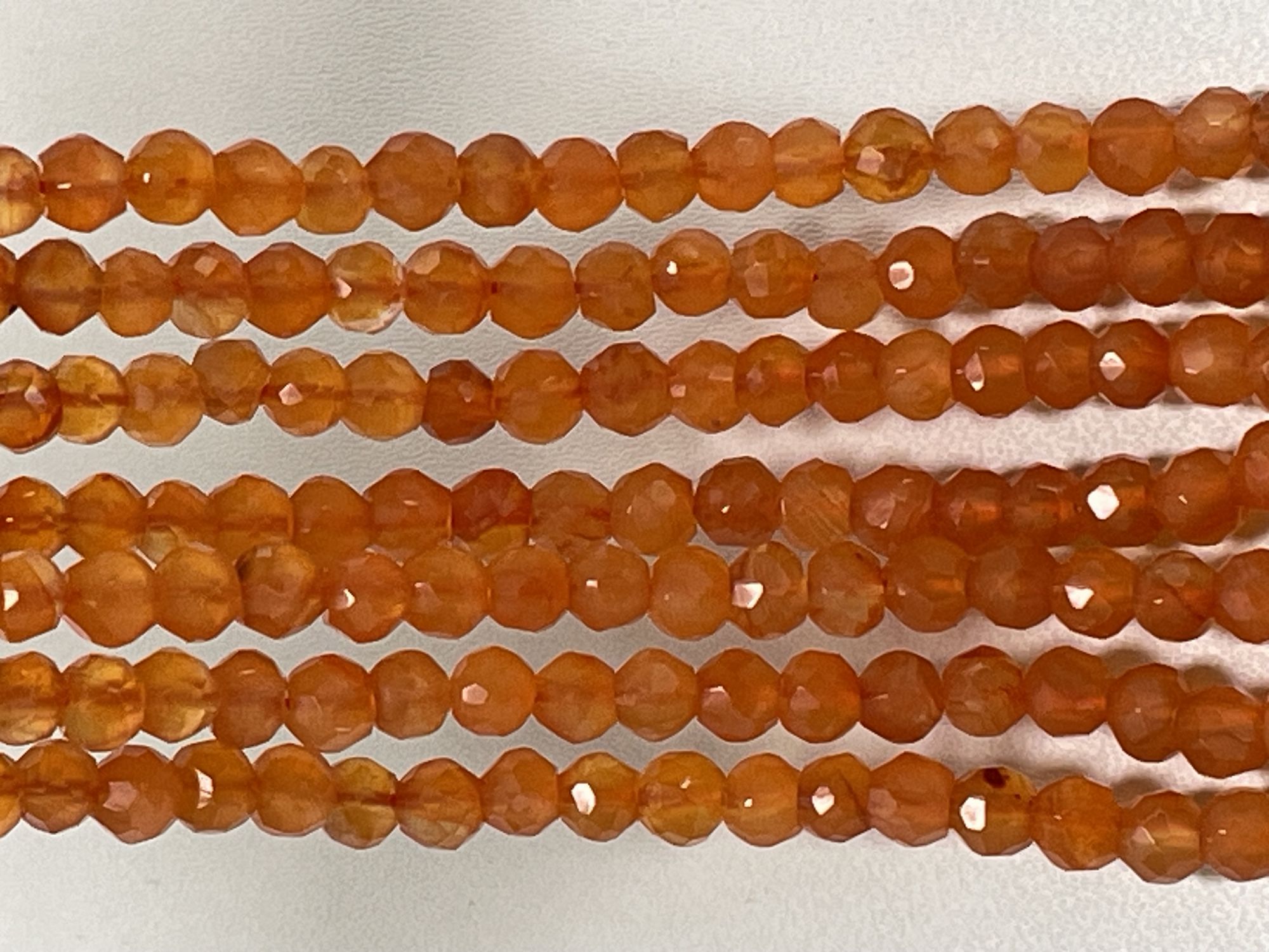 Carnelian Round Faceted