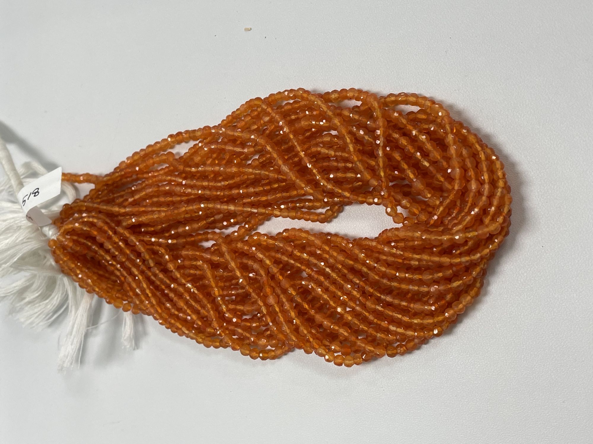 Carnelian Round Facted