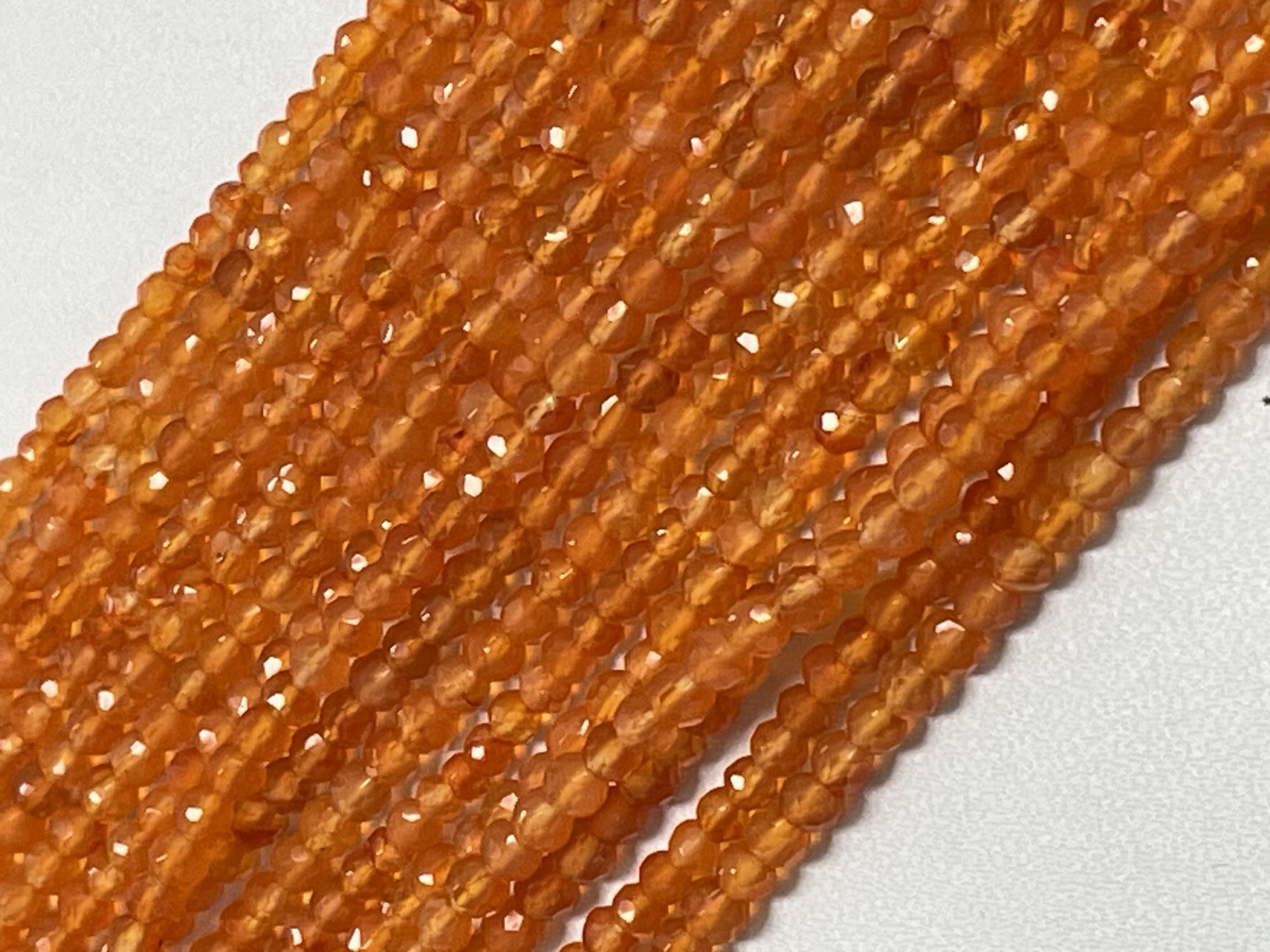 Carnelian Round Facted
