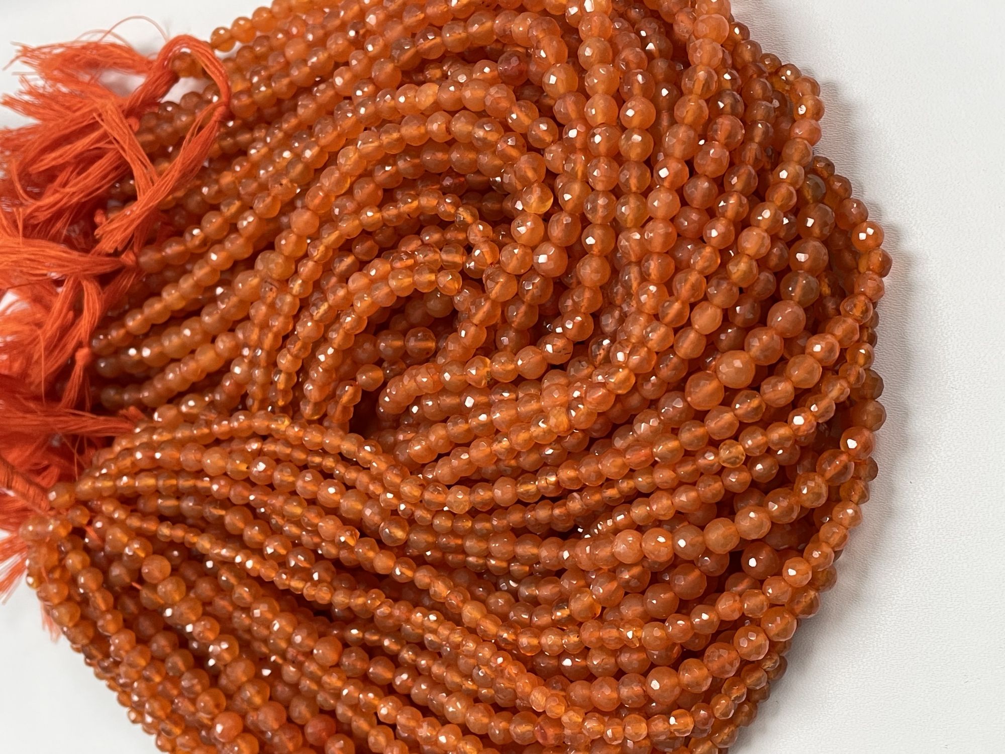 Carnelian Round Faceted