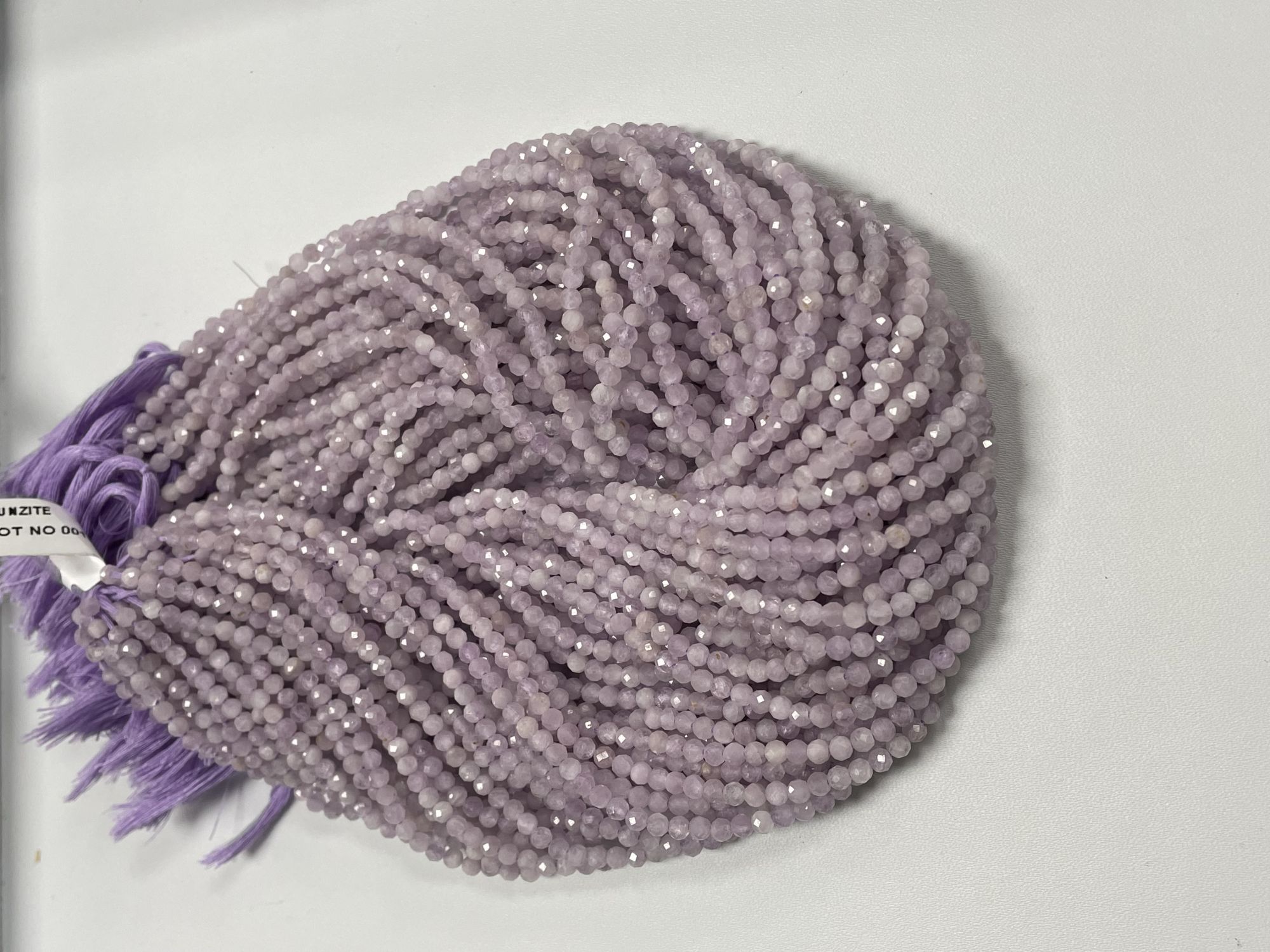 Kunzite Rondelle Faceted