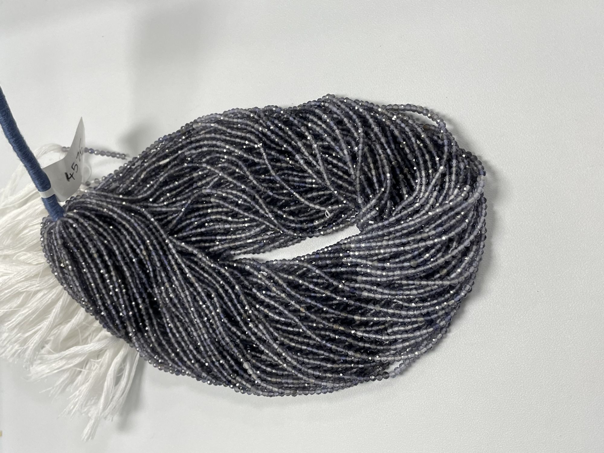 Shaded Iolite Rondelle Faceted