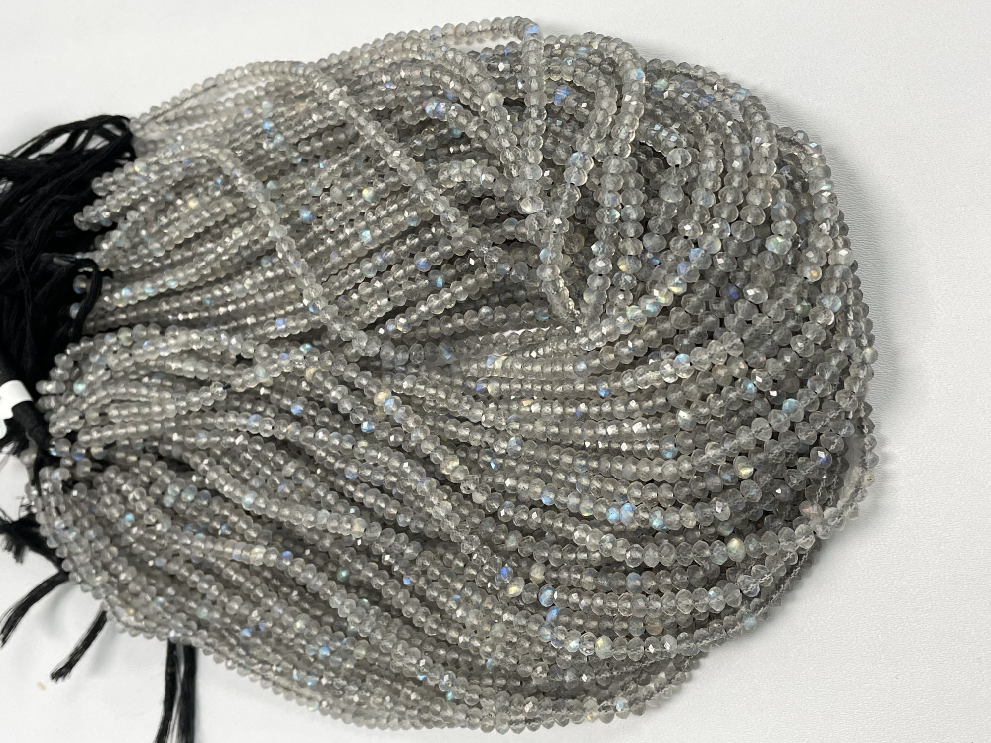 Labradorite Rondelle Faceted