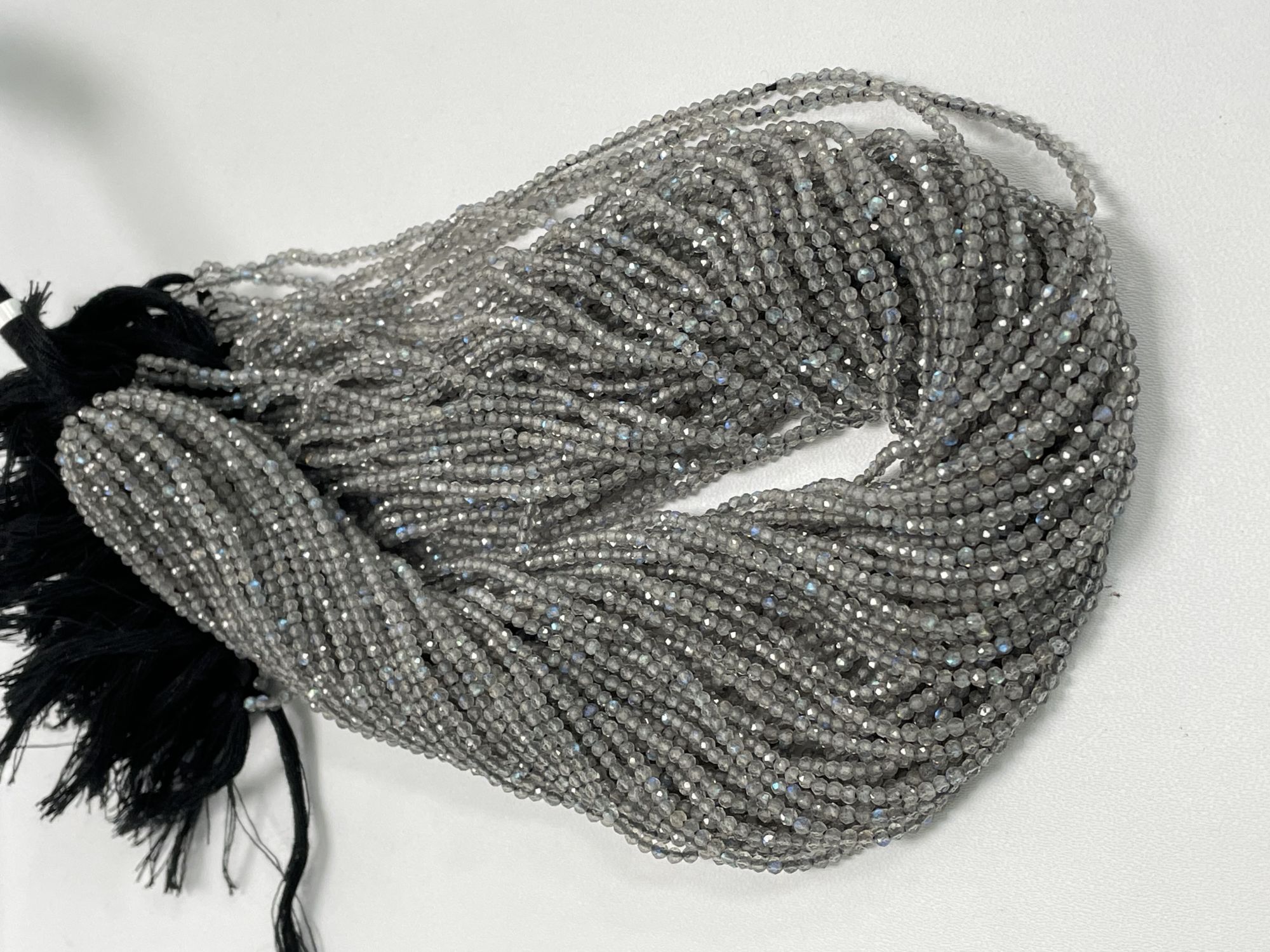 Labradorite Rondelle Faceted