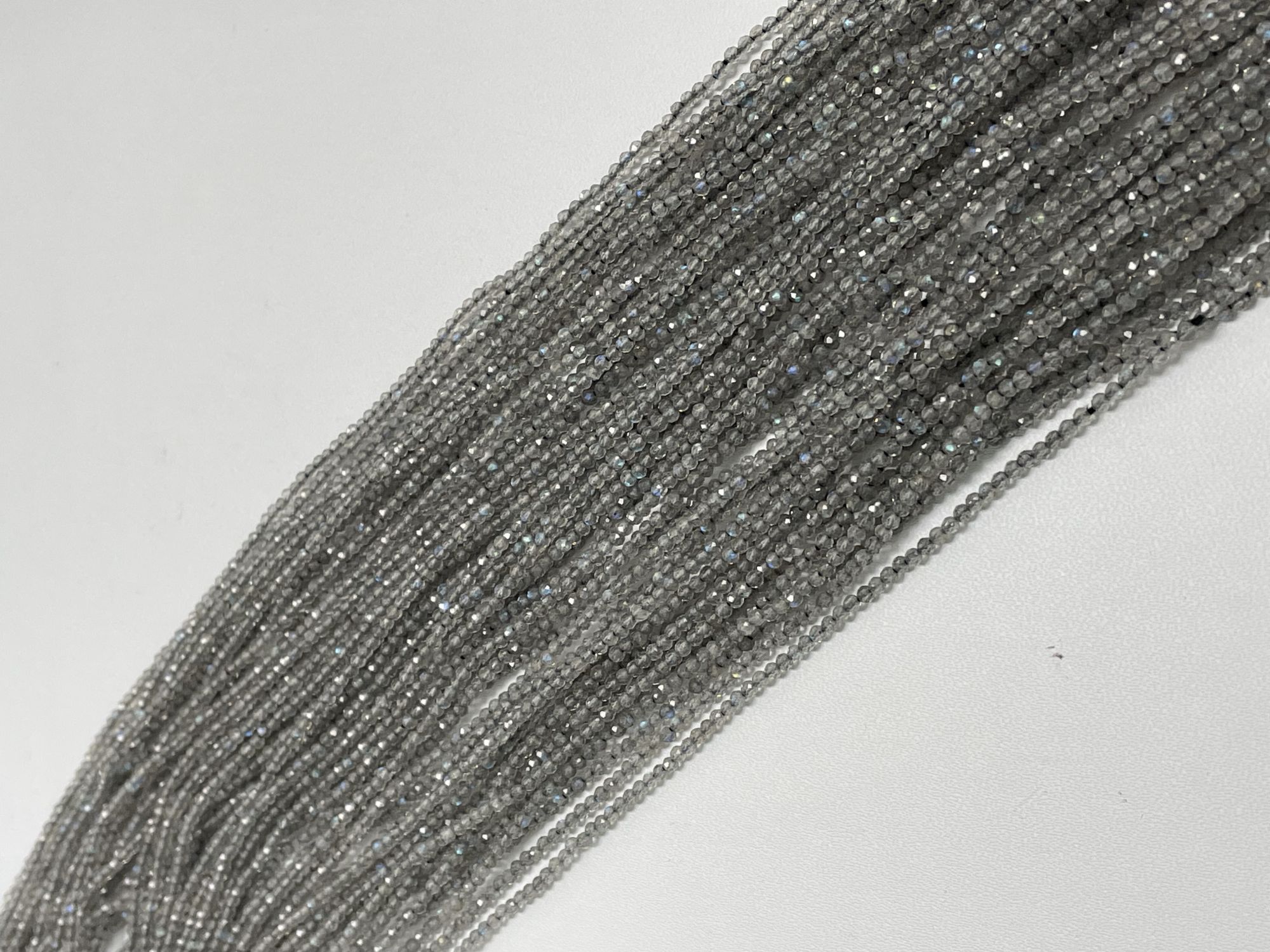 Labradorite Rondelle Faceted