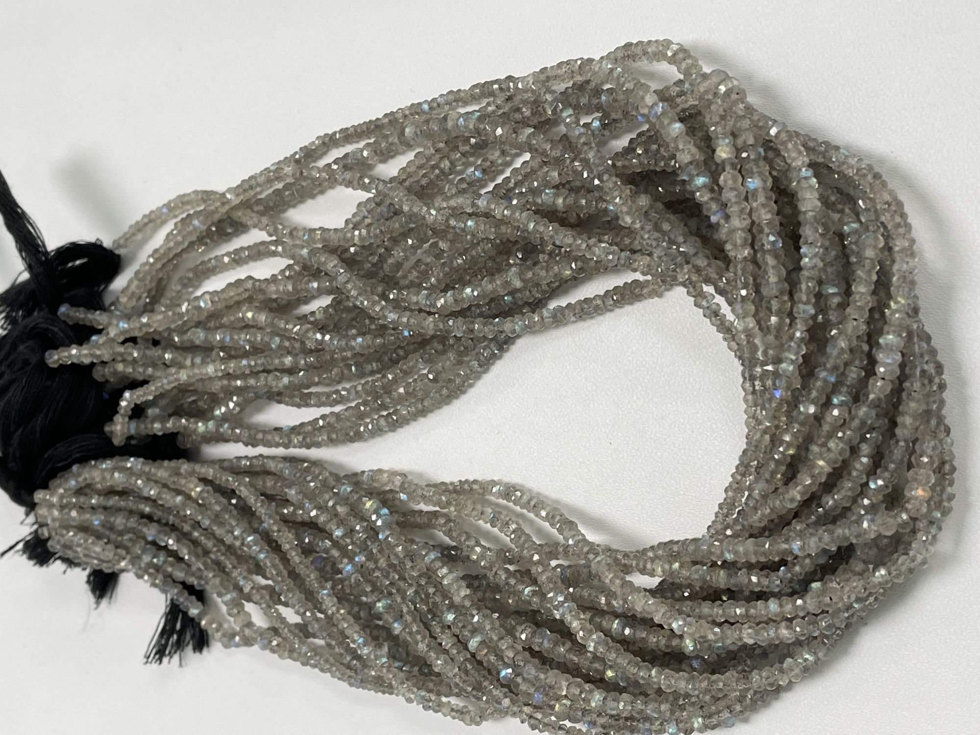 Labradorite Rondelle Faceted