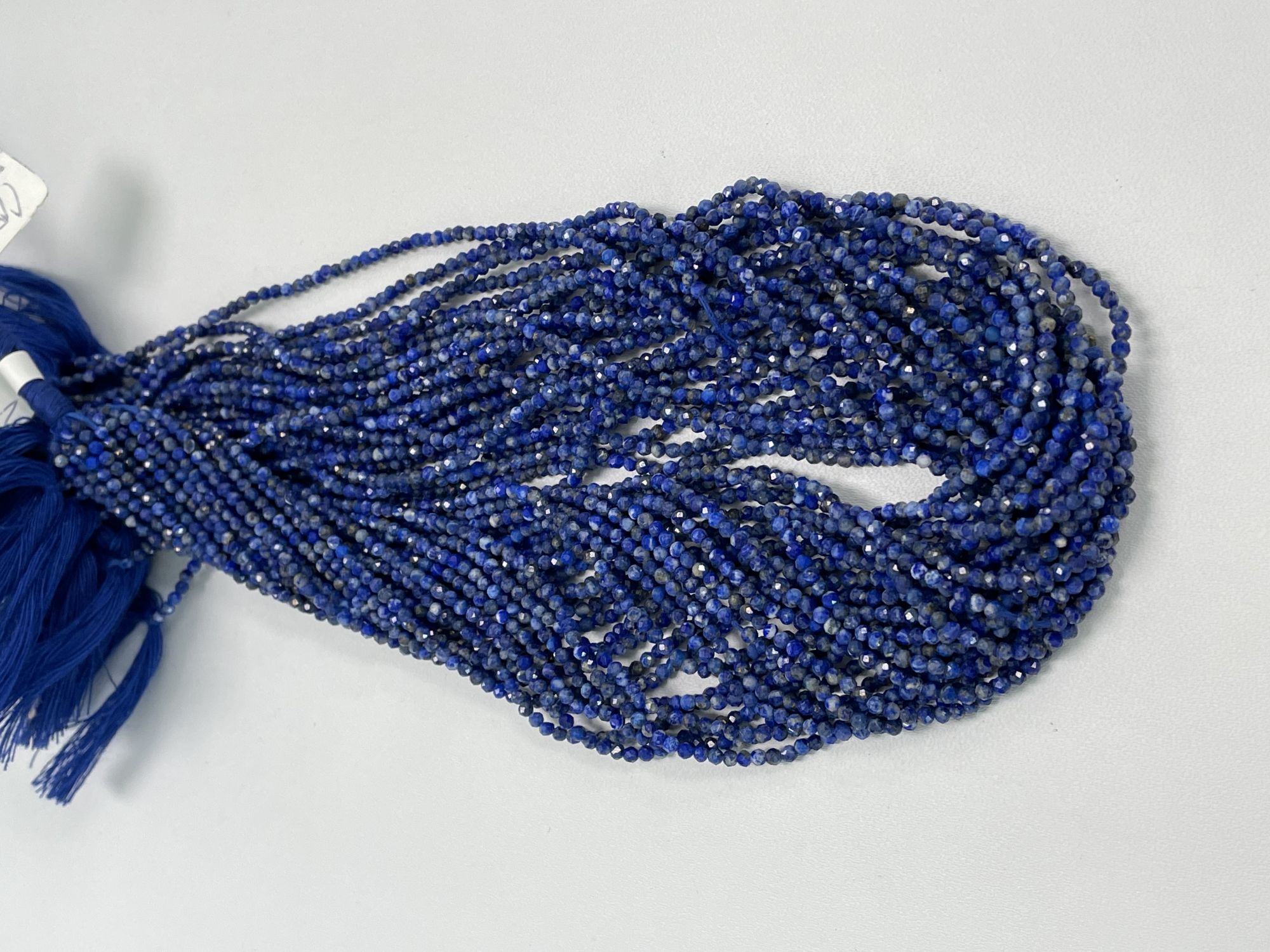 Lapis Rondelle Faceted