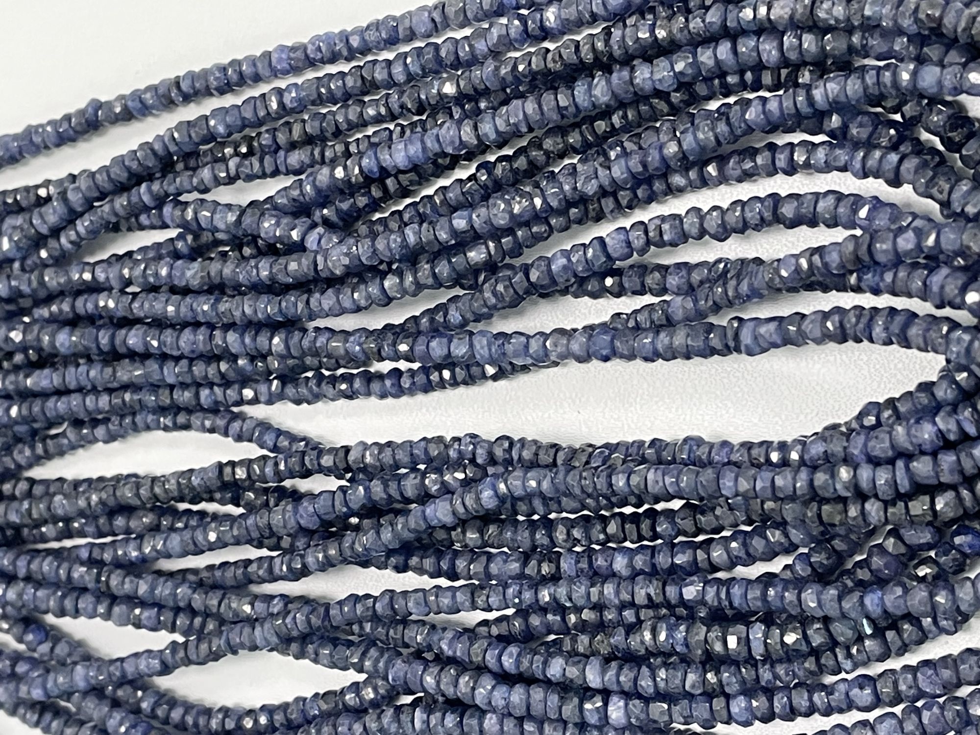 Blue Sapphire Rondelle Faceted