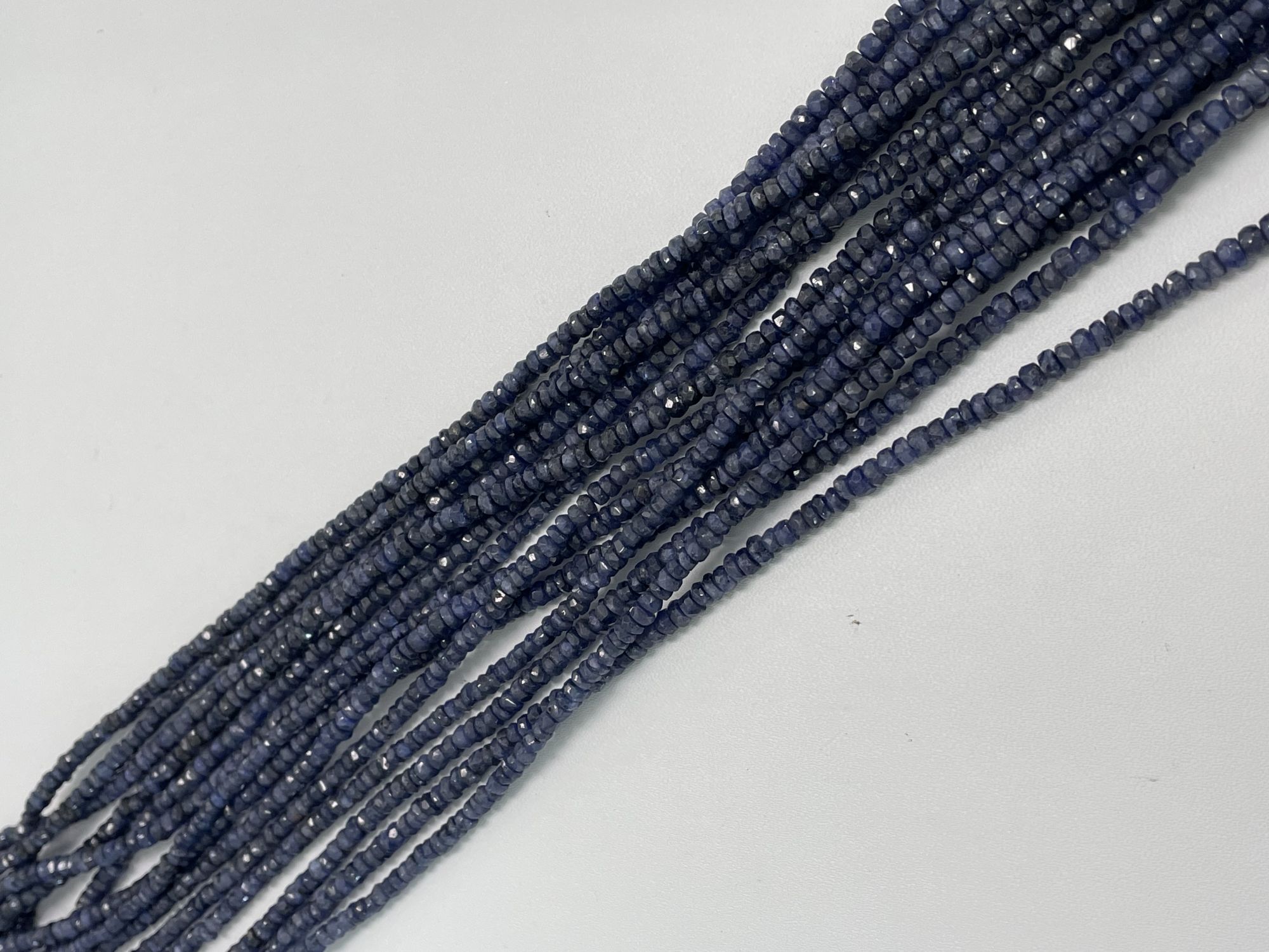 Blue Sapphire Rondelle Faceted