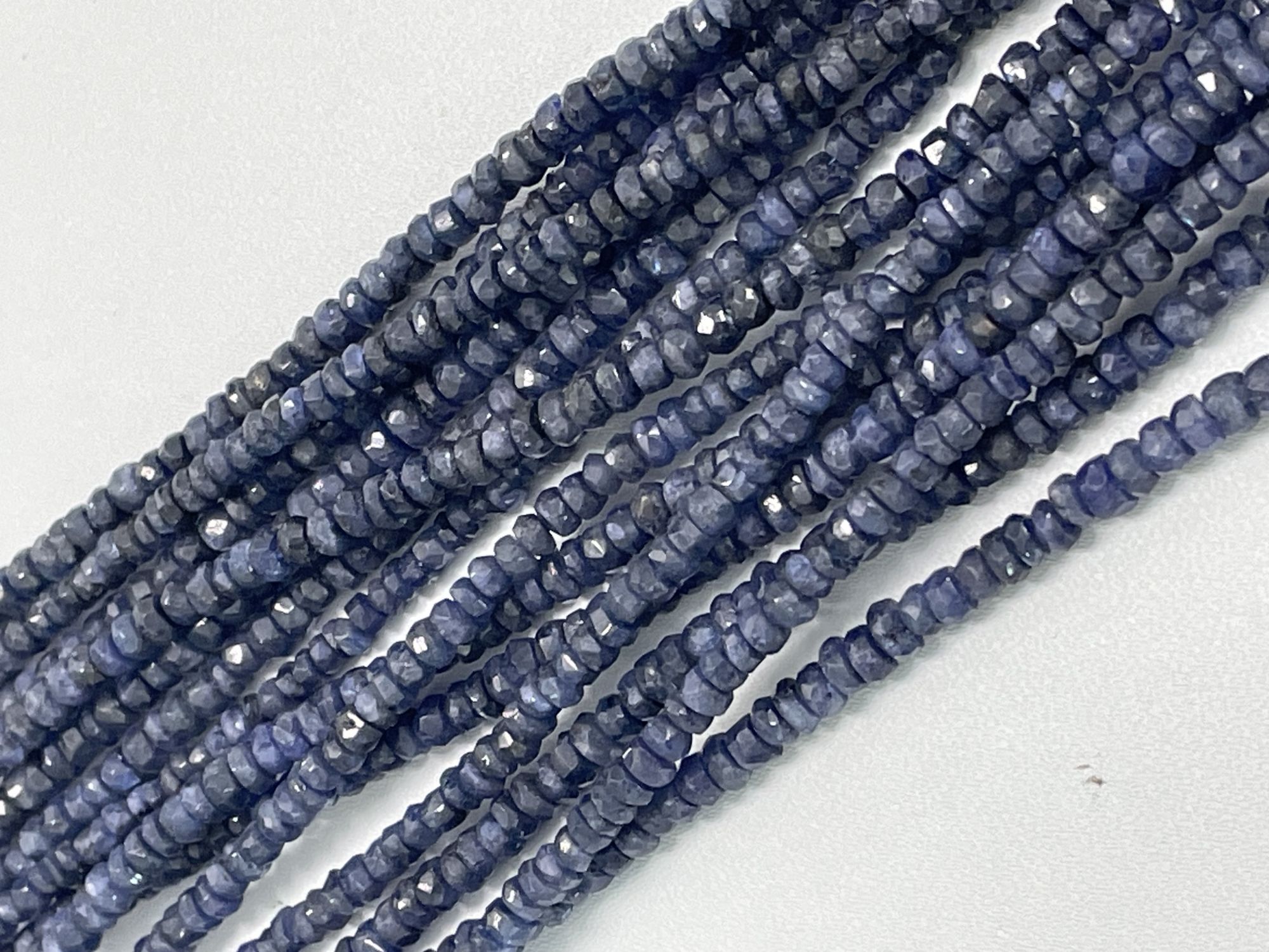 Blue Sapphire Rondelle Faceted