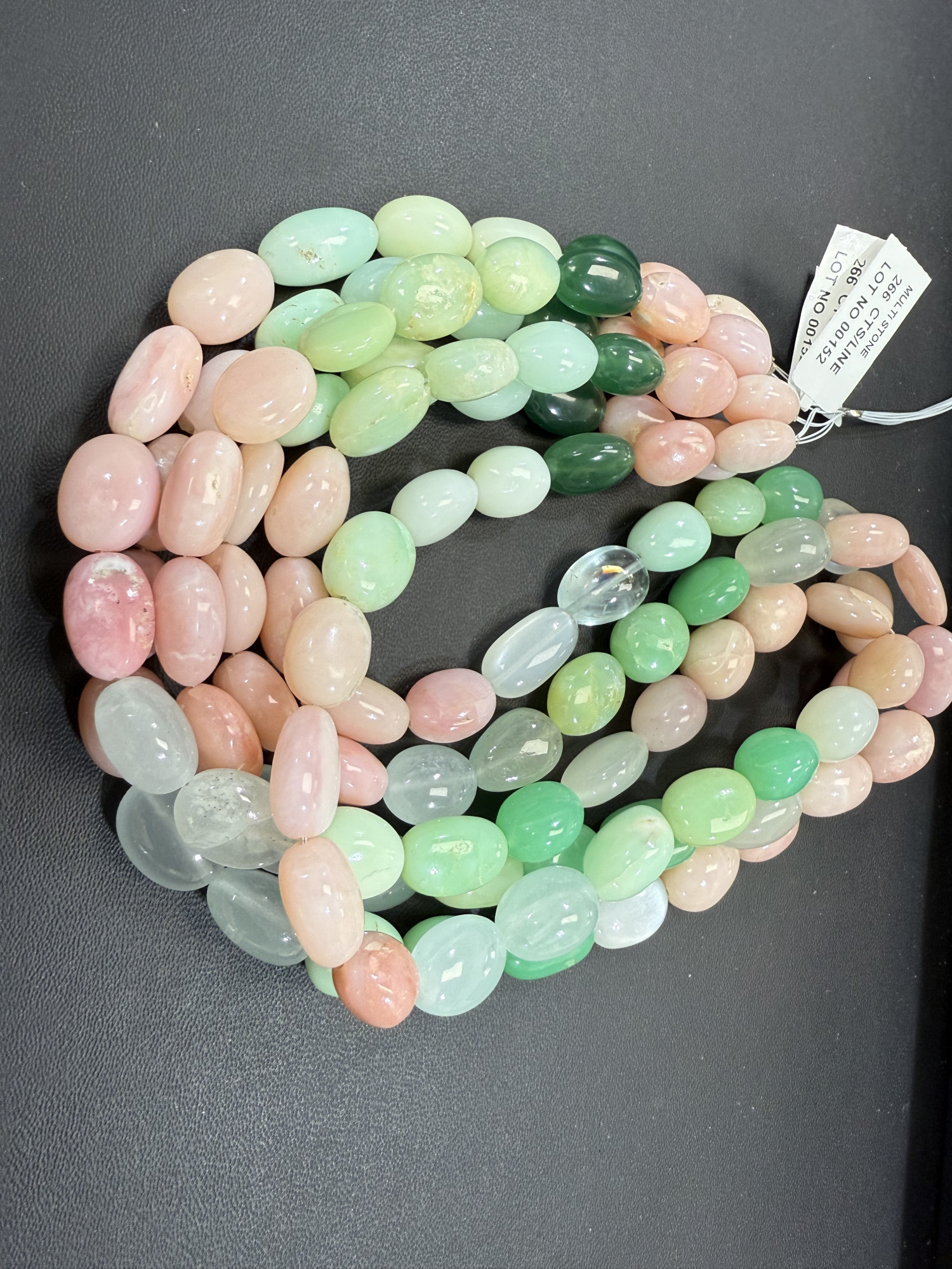 Multi Opal Oval Smooth