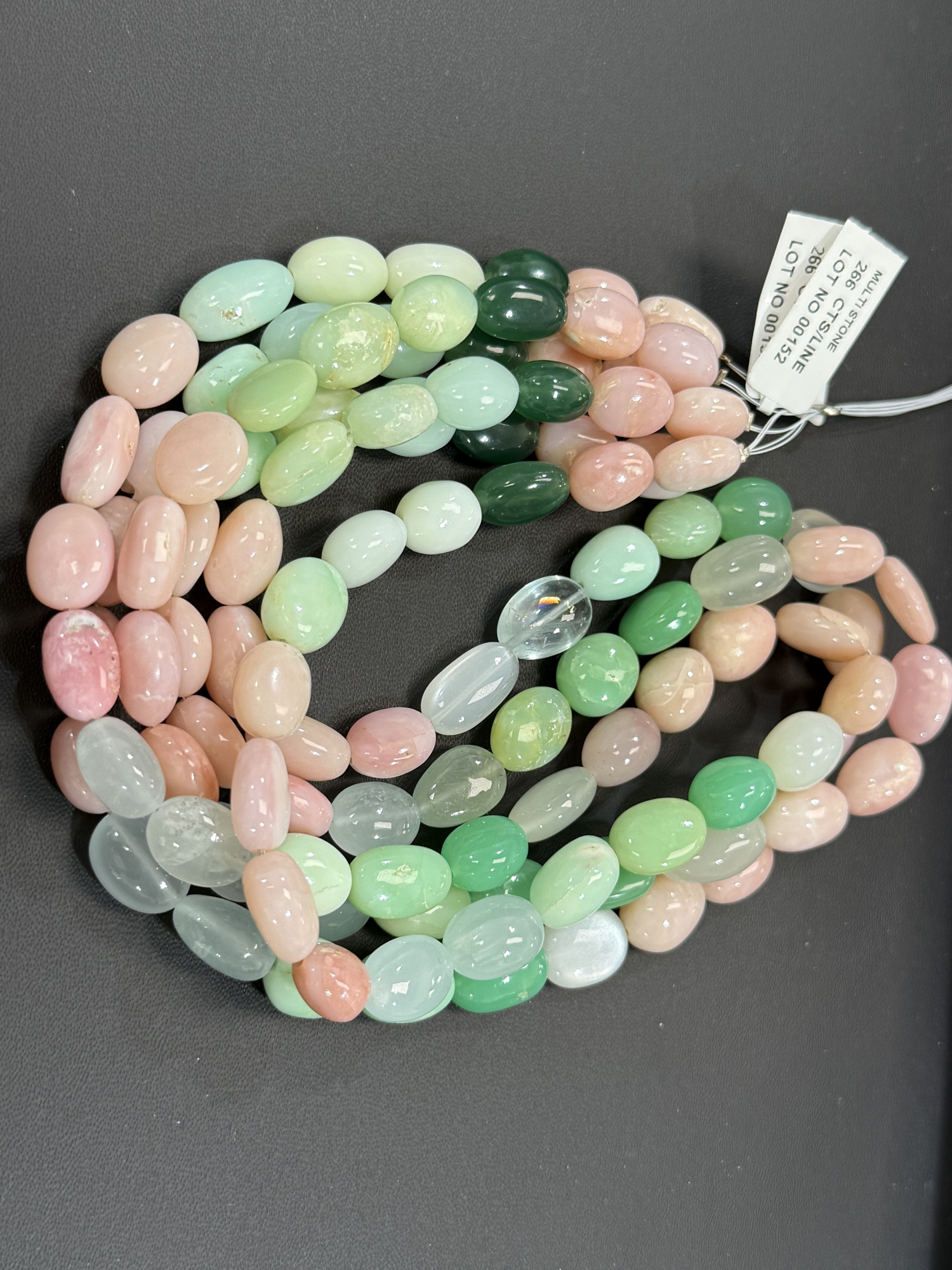 Multi Opal Oval Smooth