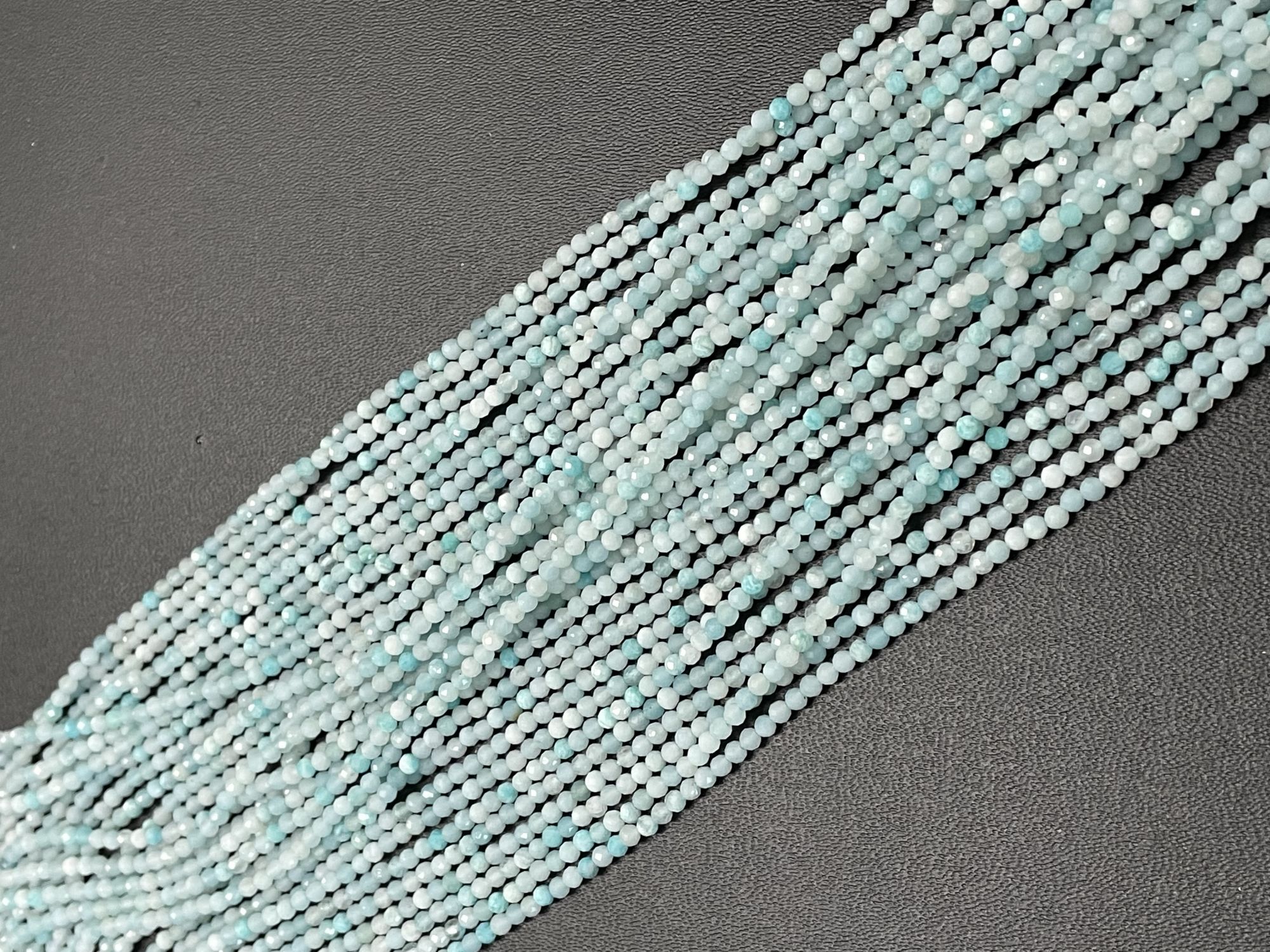 Amazonite Rondelle Faceted