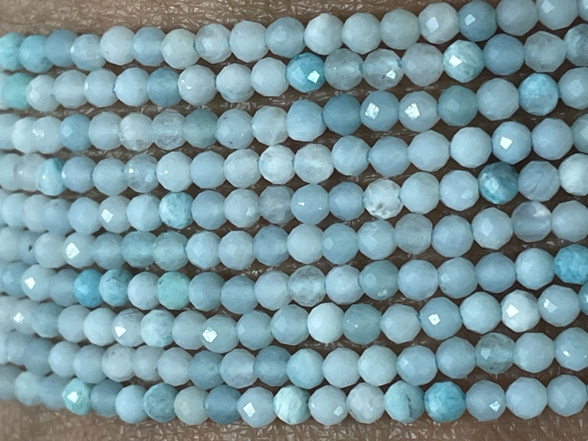 Amazonite Rondelle Faceted