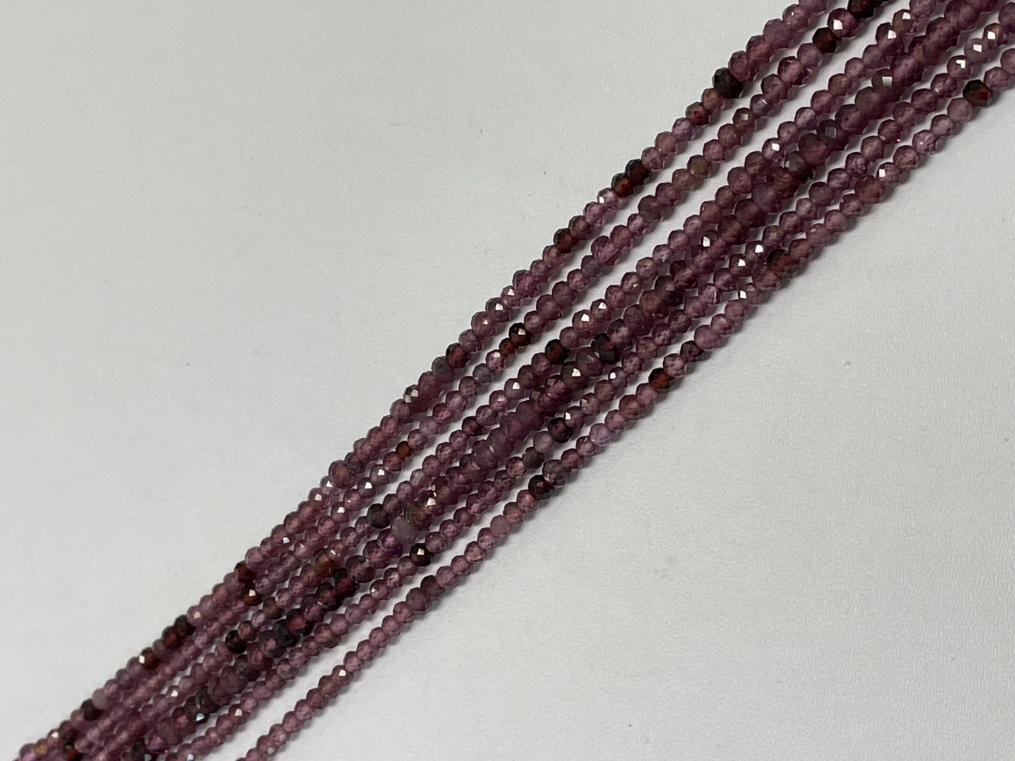 Pink Tourmaline Rondelle Faceted