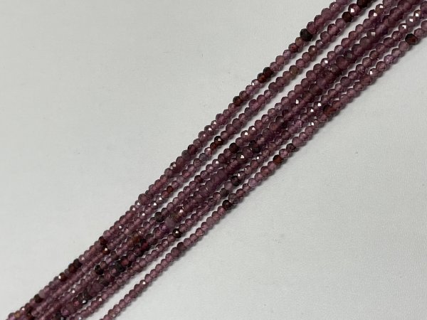 Pink Tourmaline Rondelle Faceted