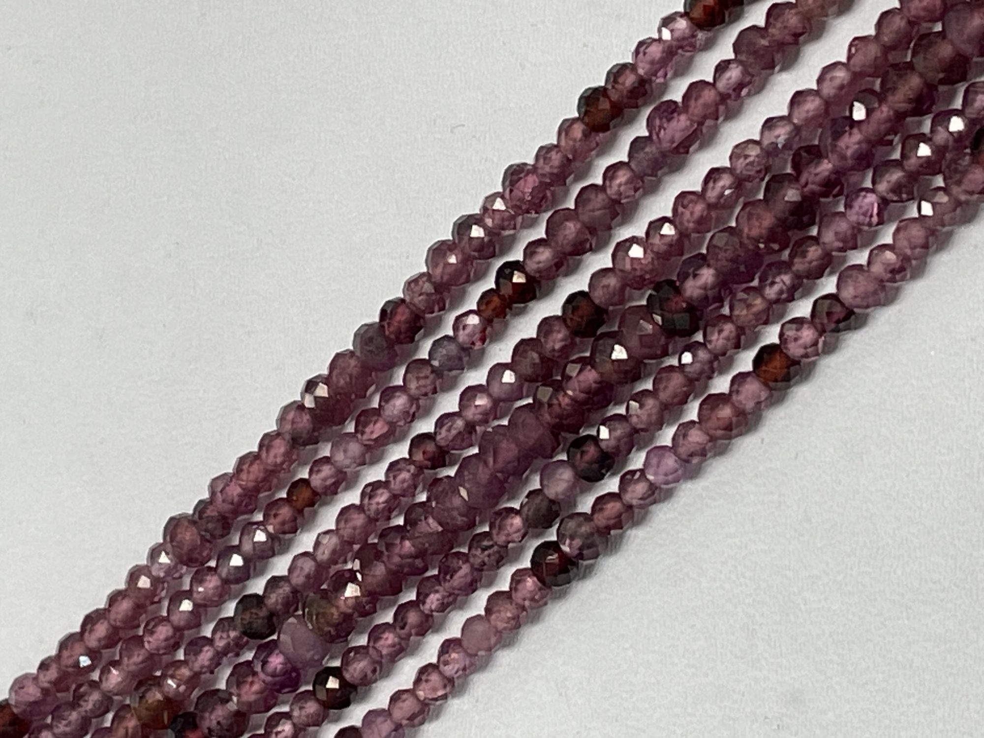 Pink Tourmaline Rondelle Faceted