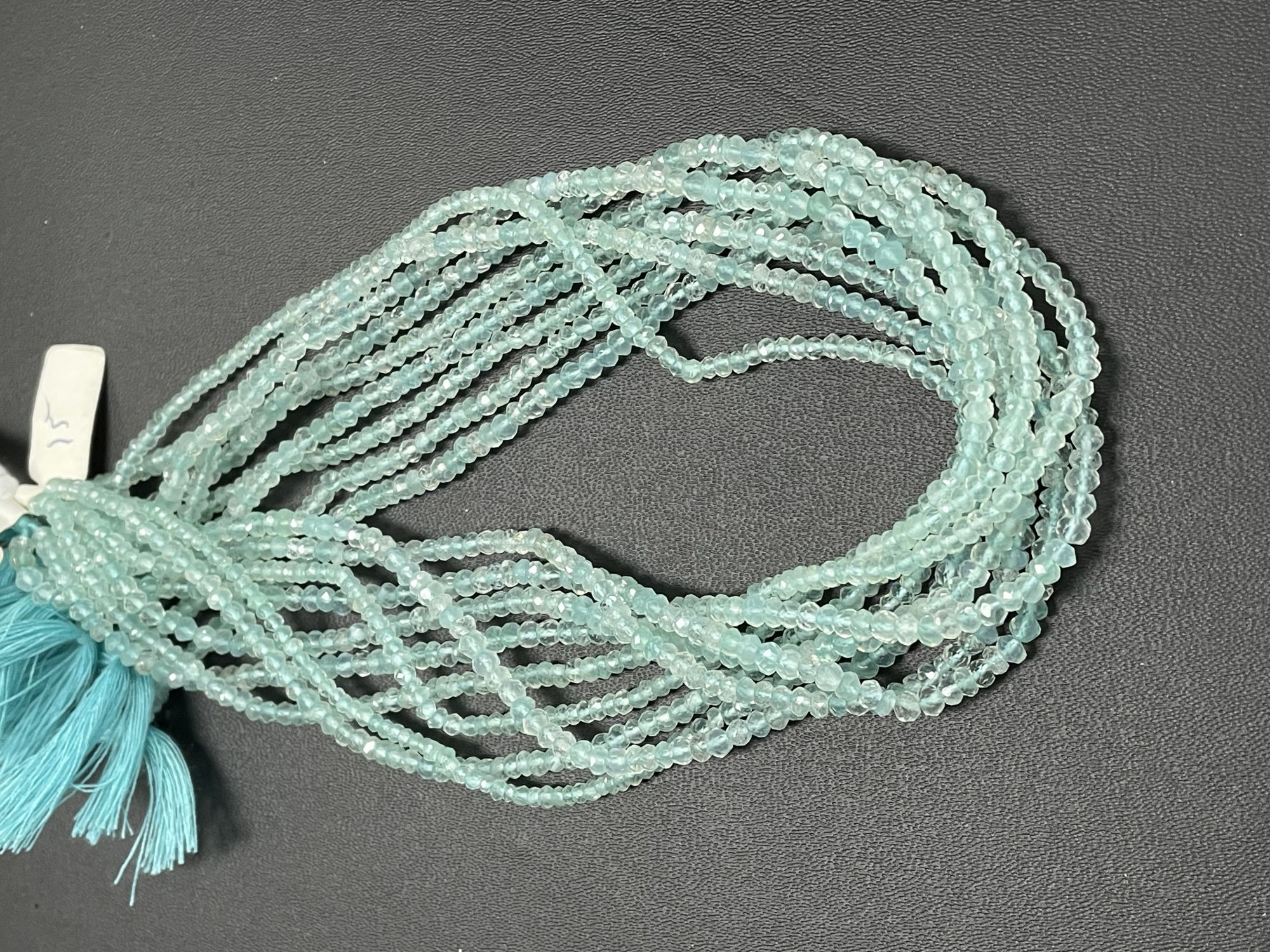 Aquamairne Rondelle Faceted