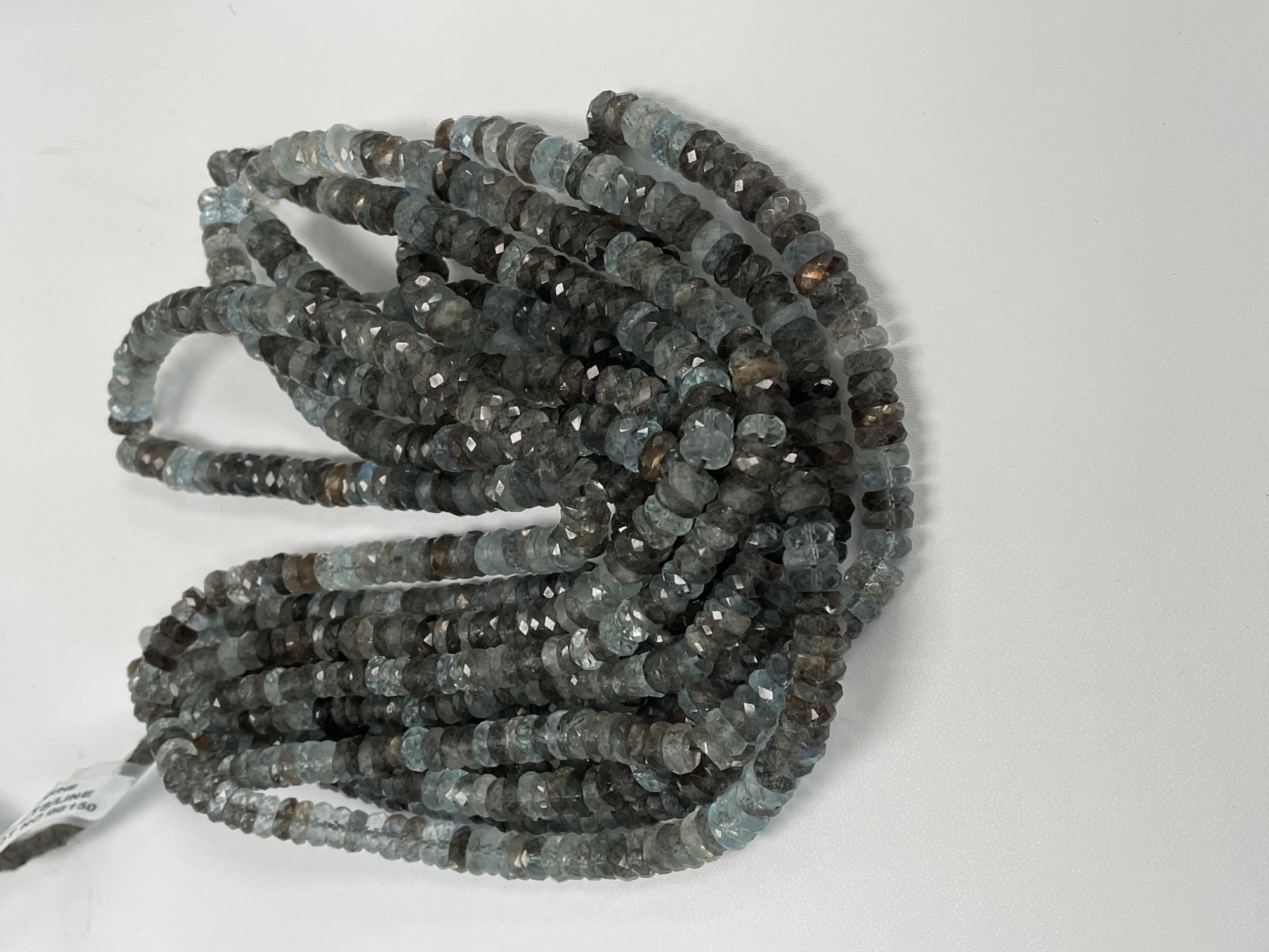 Copper Aquamarine Tire Faceted