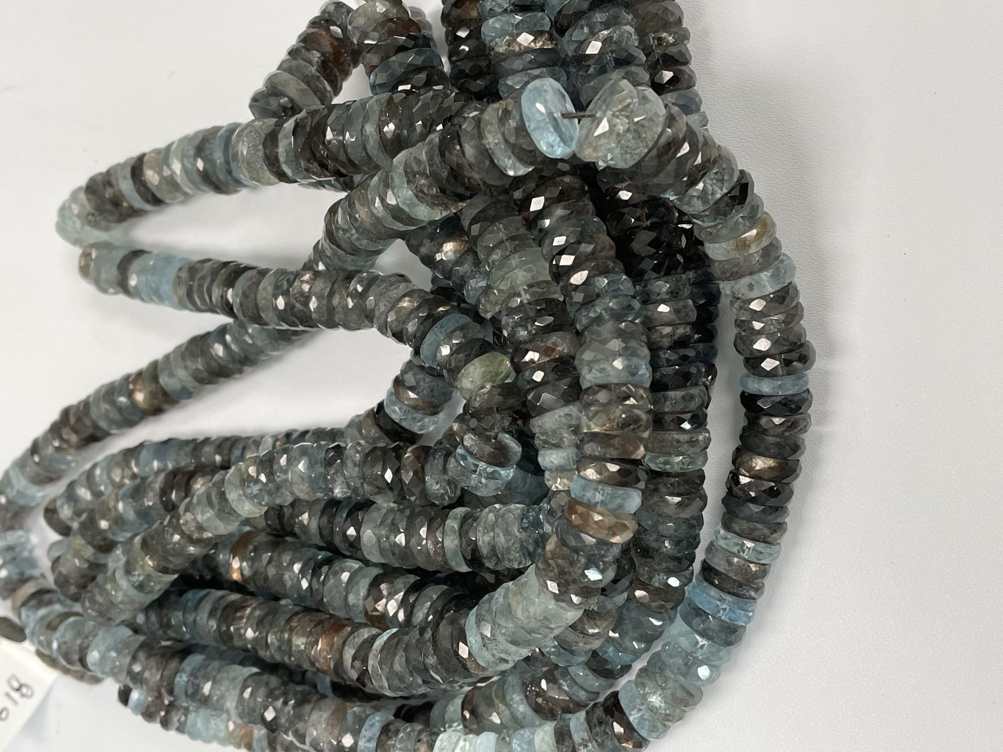 Copper Aquamarine Tire Faceted