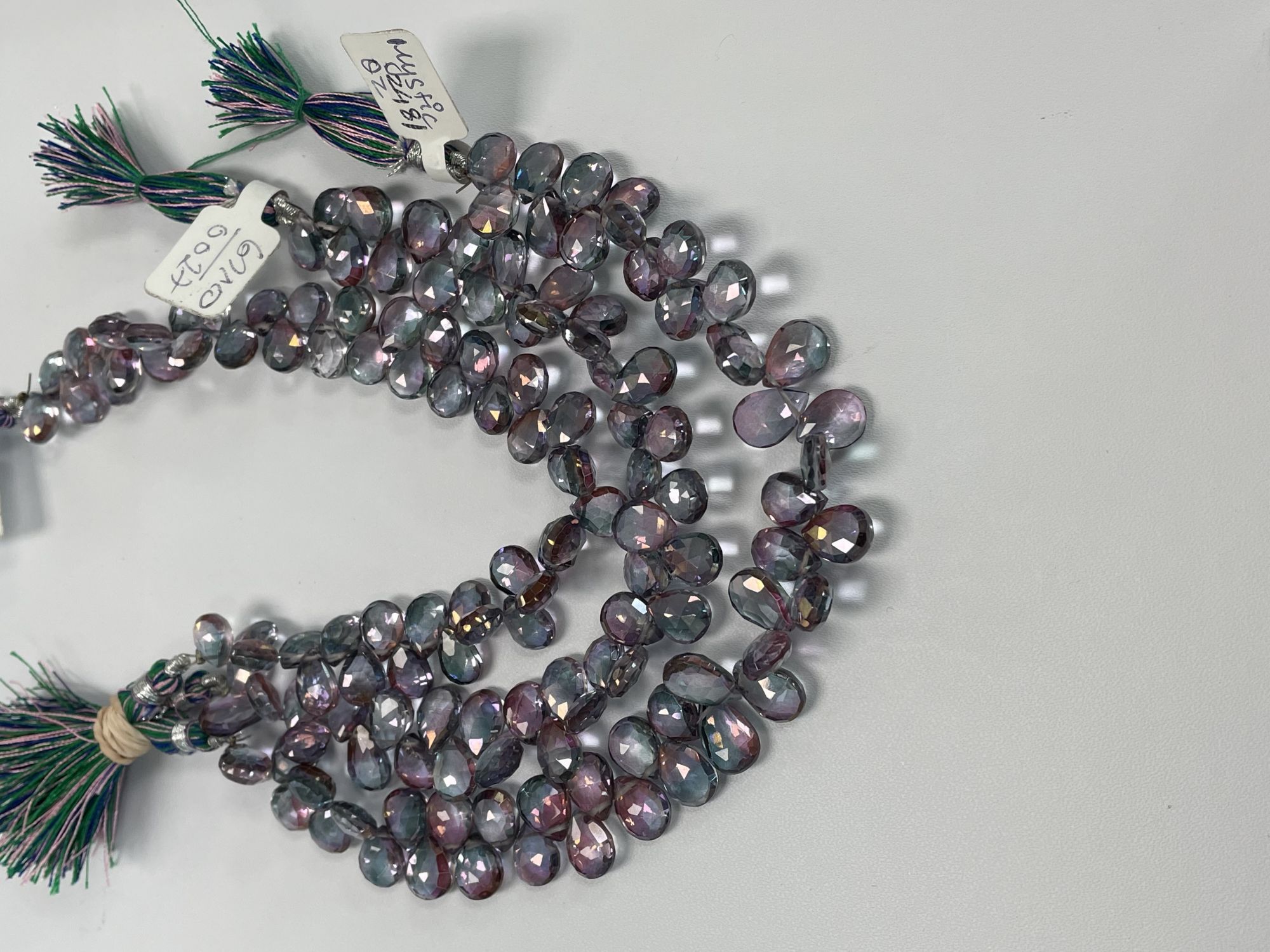 Bio Mystic Quartz Pear Faceted