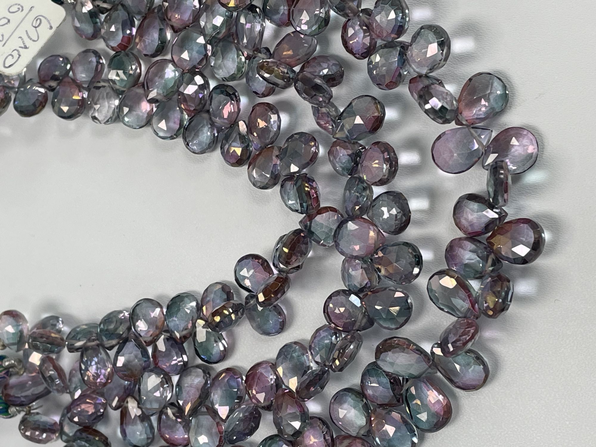 Bio Mystic Quartz Pear Faceted