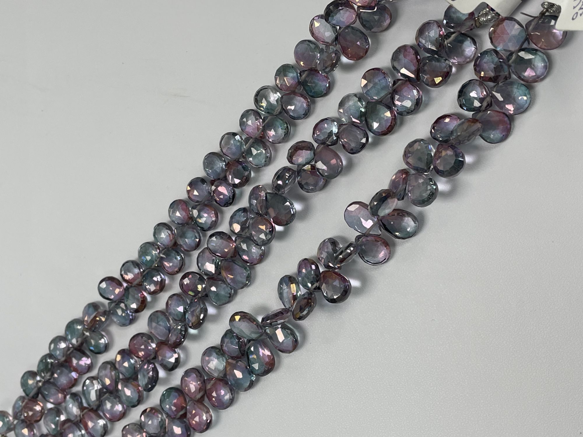 Bio Mystic Quartz Pear Faceted