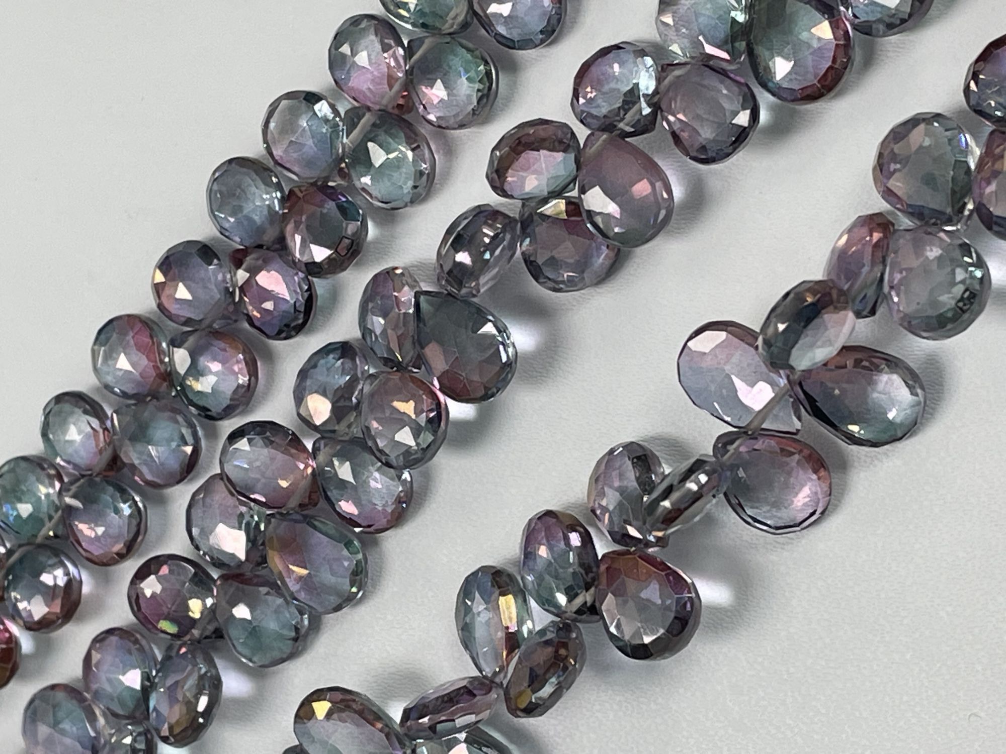 Bio Mystic Quartz Pear Faceted