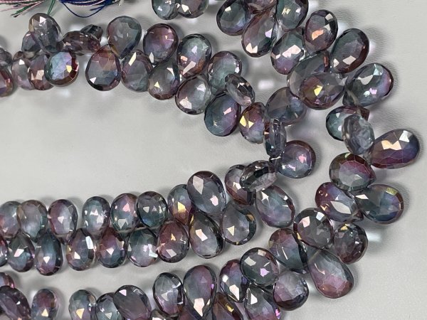 Bio Mystic Quartz Pear Faceted