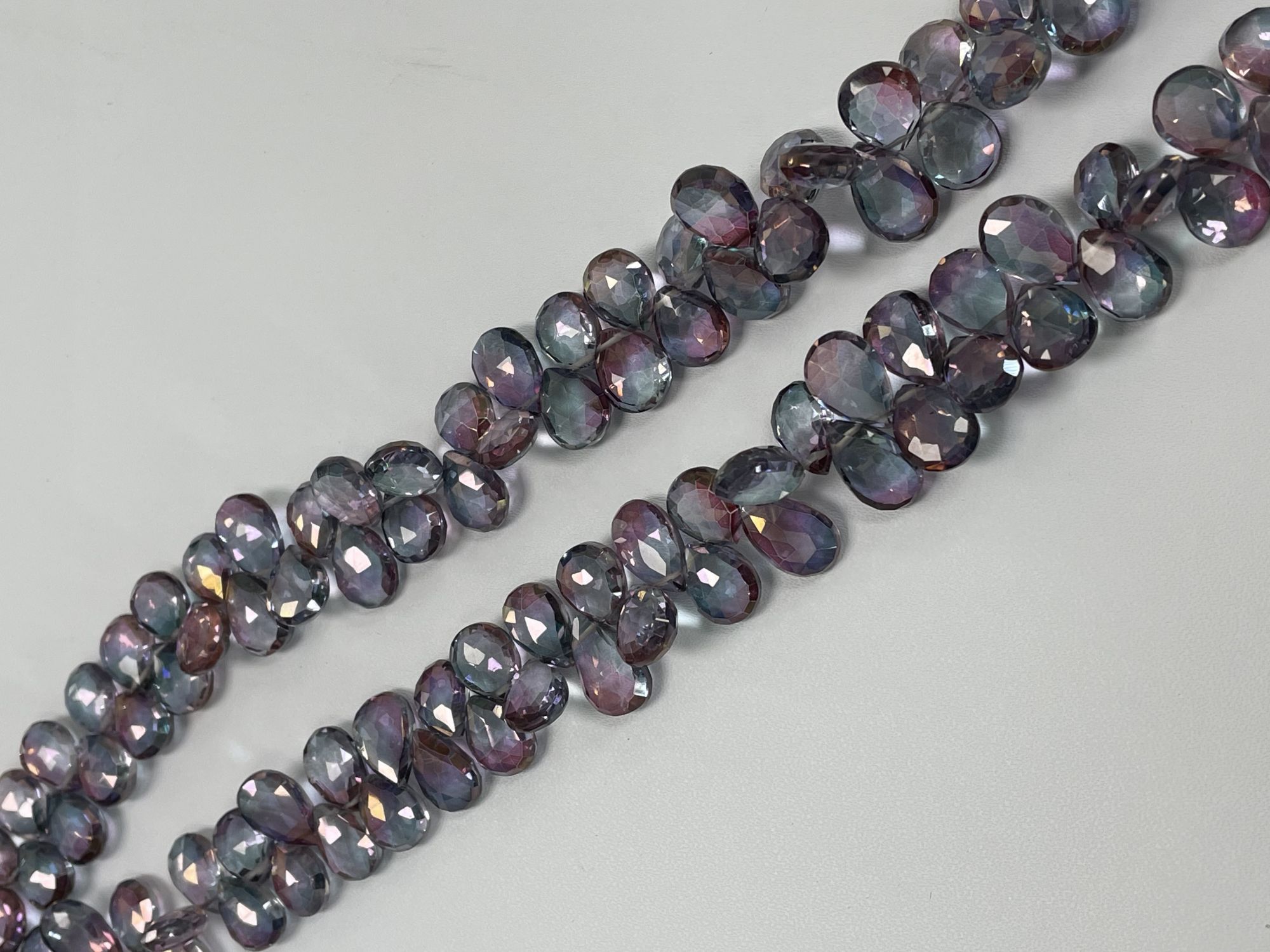 Bio Mystic Quartz Pear Faceted