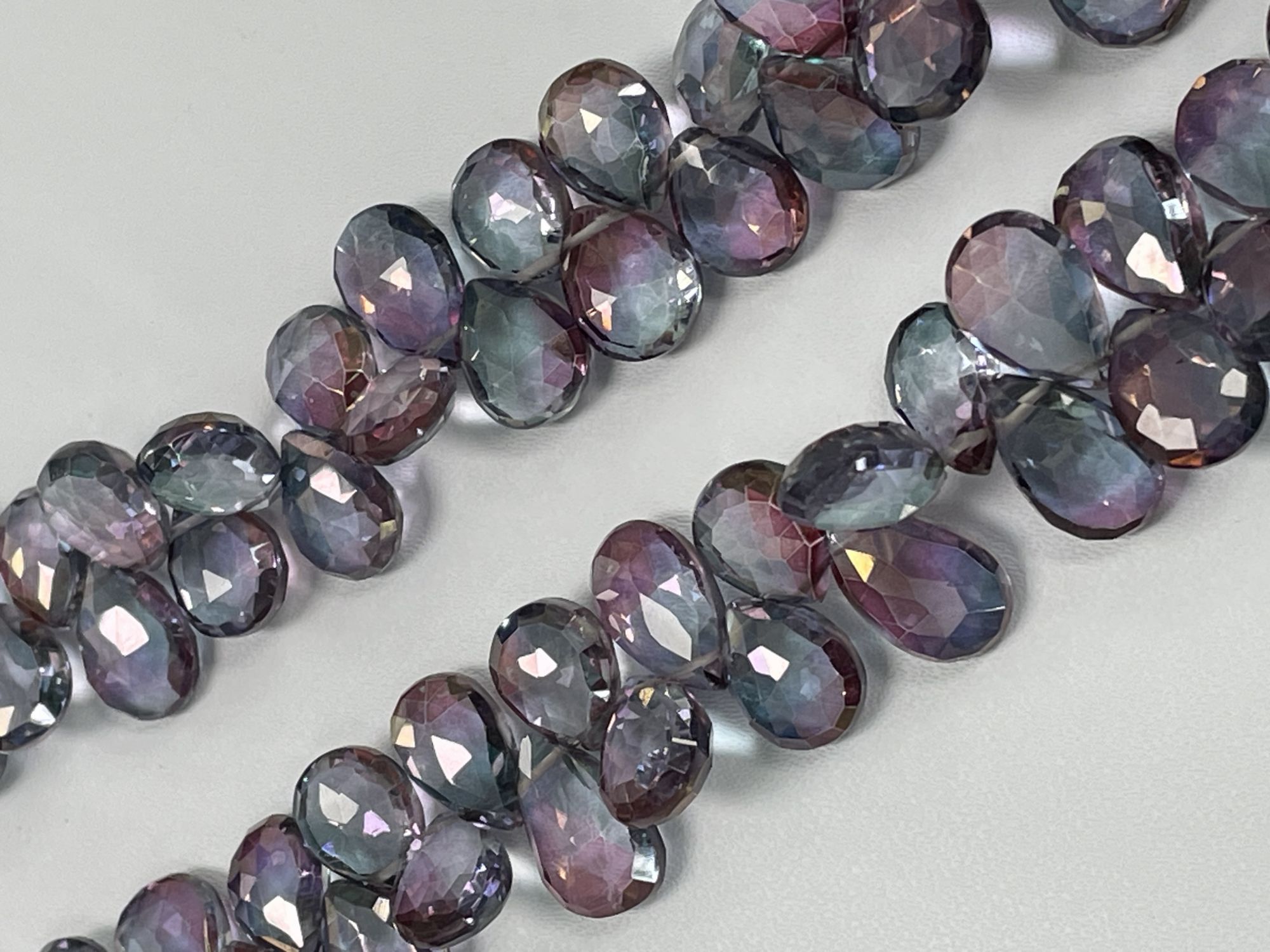 Bio Mystic Quartz Pear Faceted