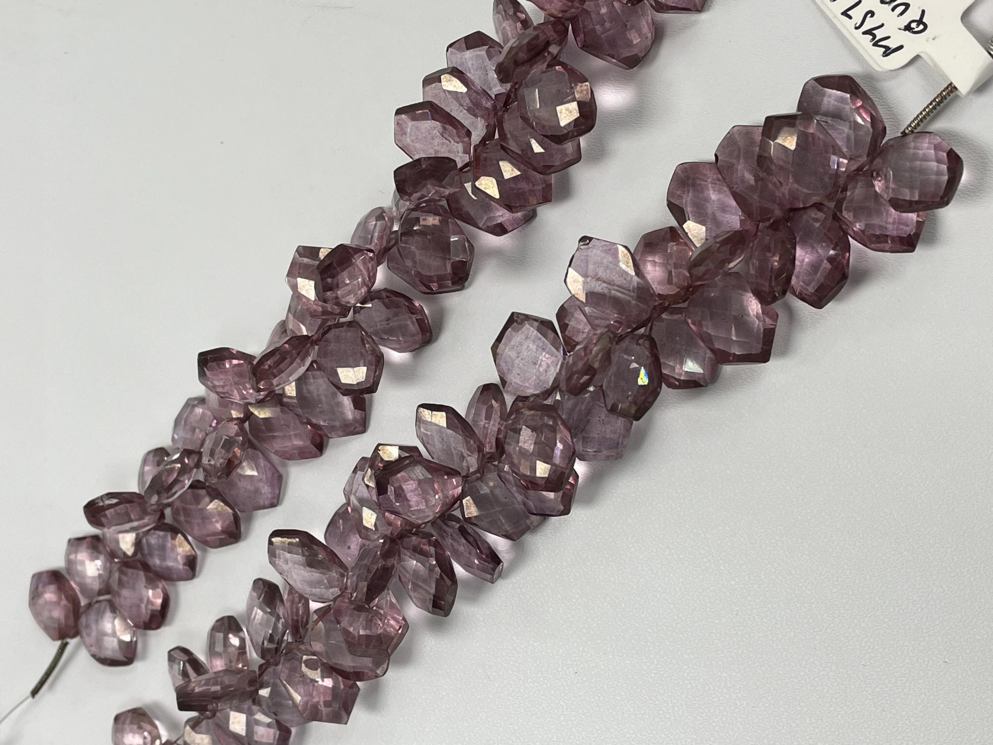 Pink Mystic Quartz Hexagon Faceted