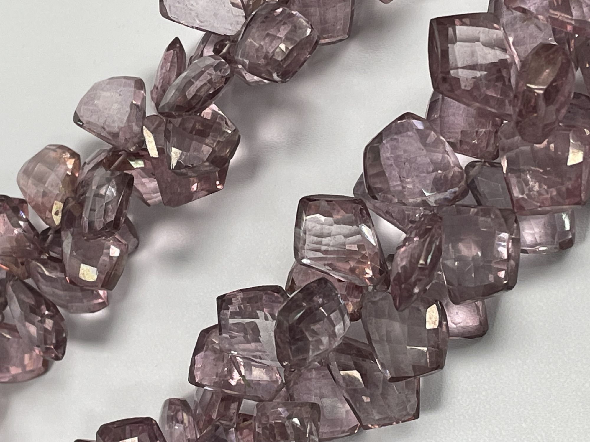 Pink Mystic Quartz Kite Faceted