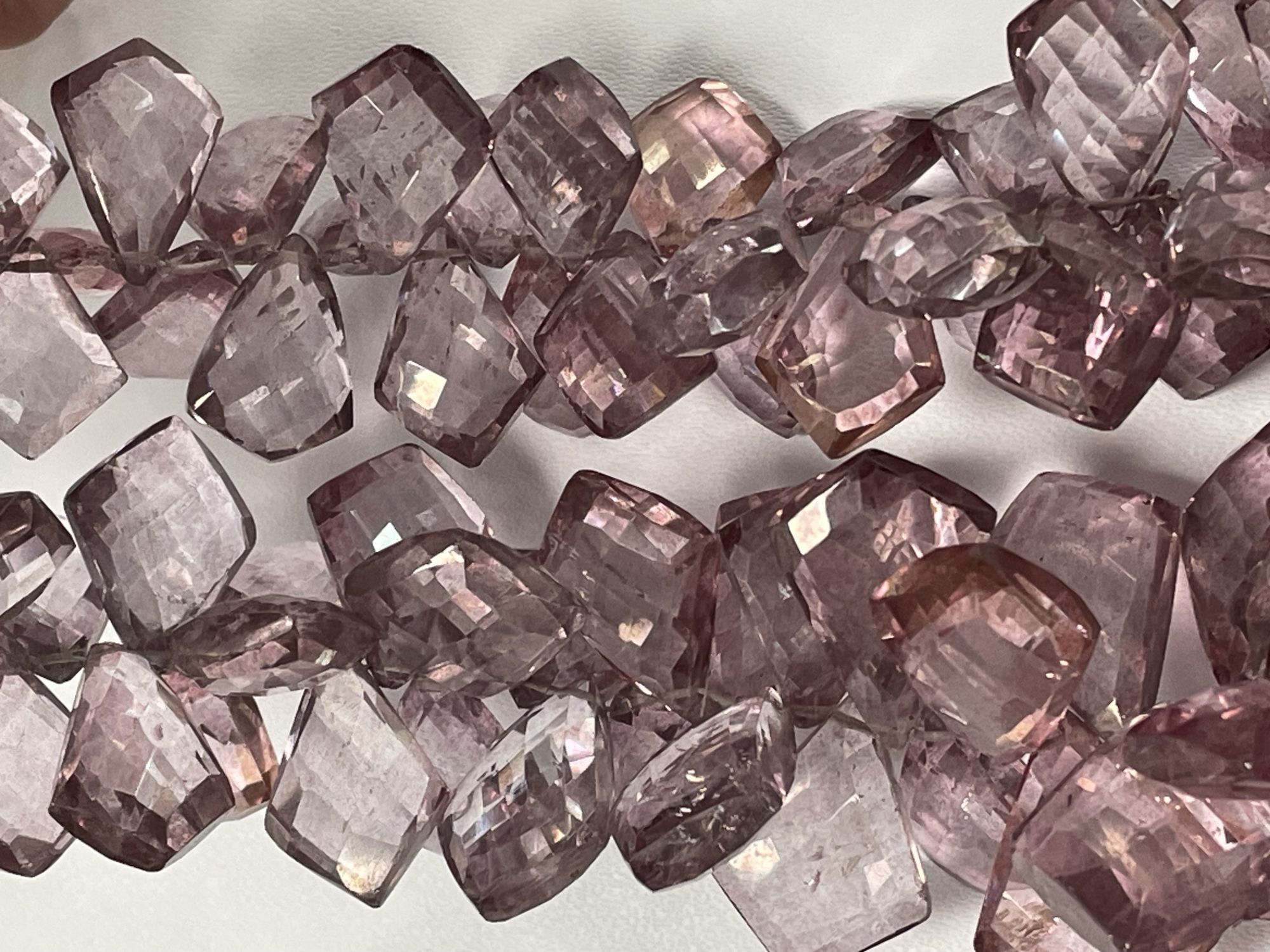 Pink Mystic Quartz Kite Faceted