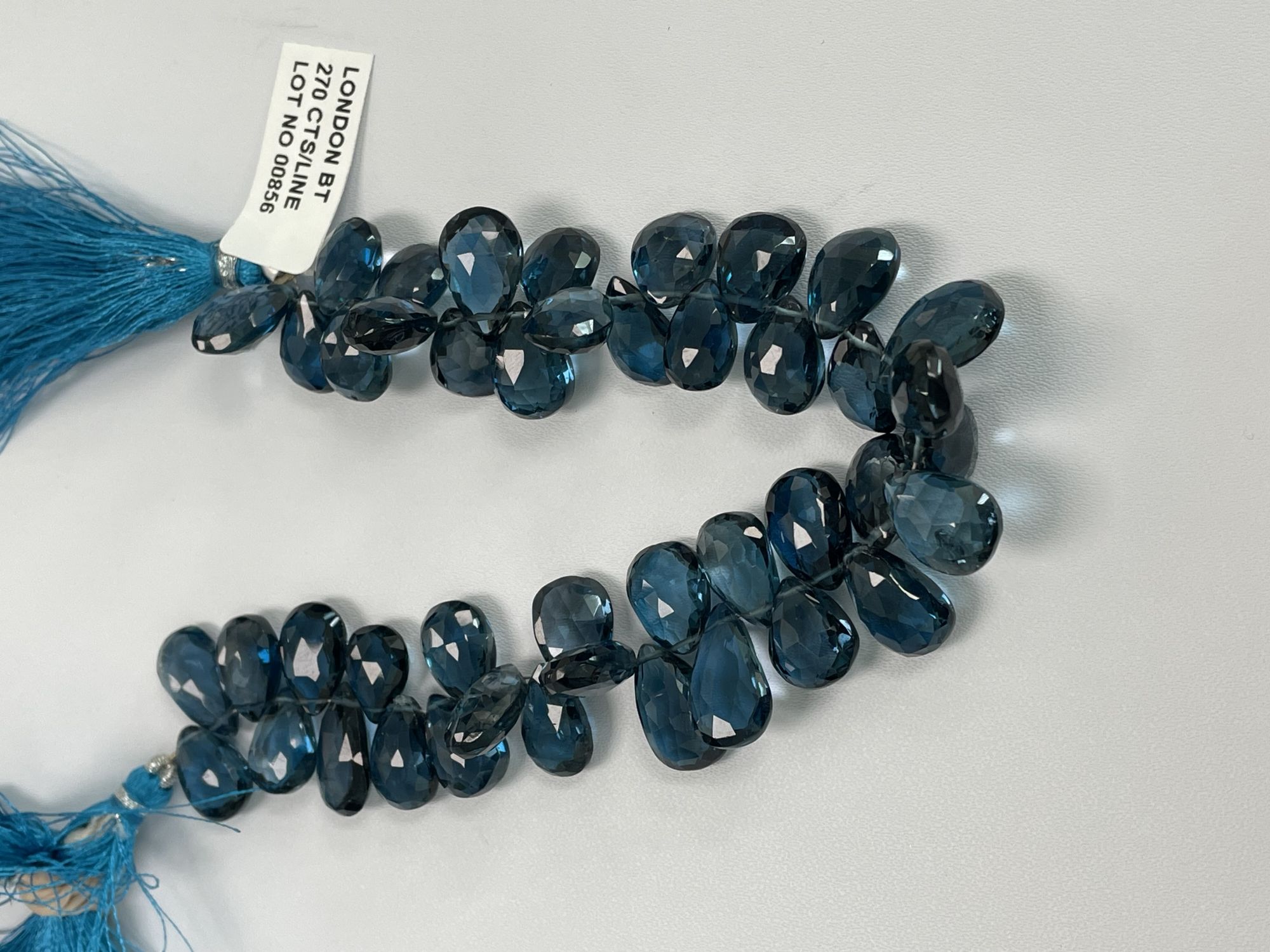 London Blue Topaz Pear Faceted
