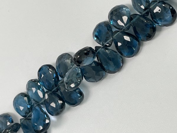 London Blue Topaz Pear Faceted