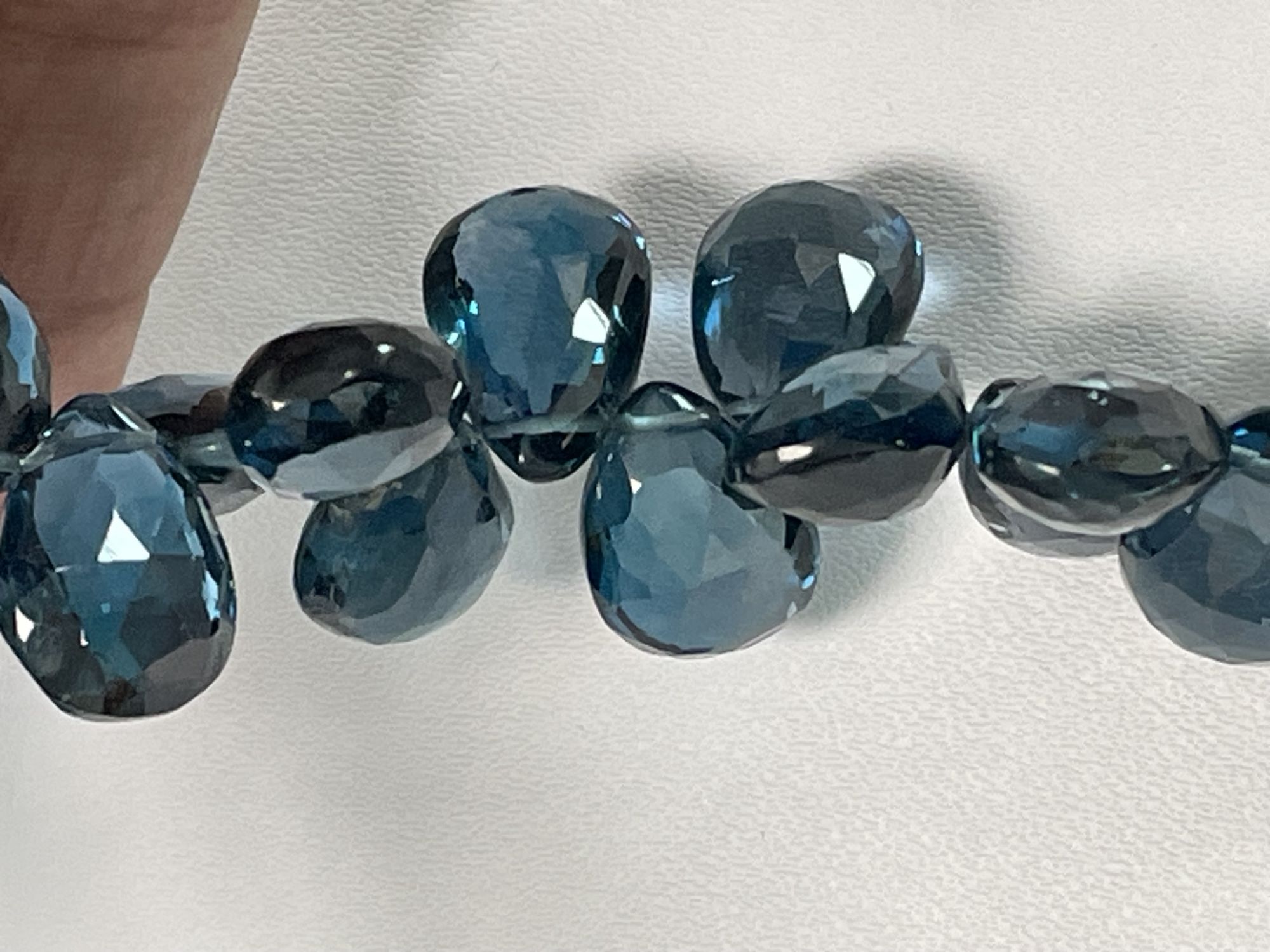London Blue Topaz Pear Faceted