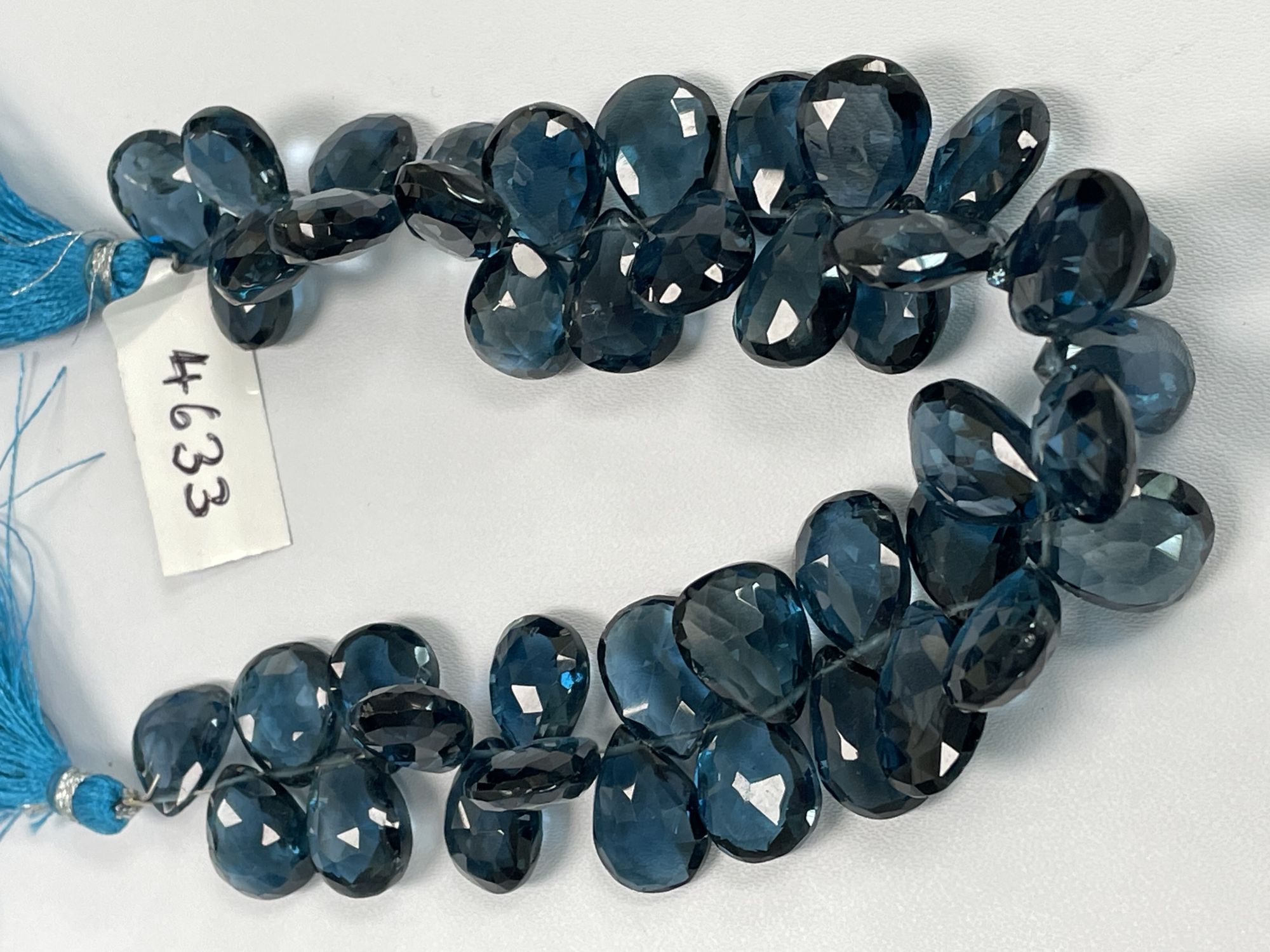 London Blue Topaz Pear Faceted